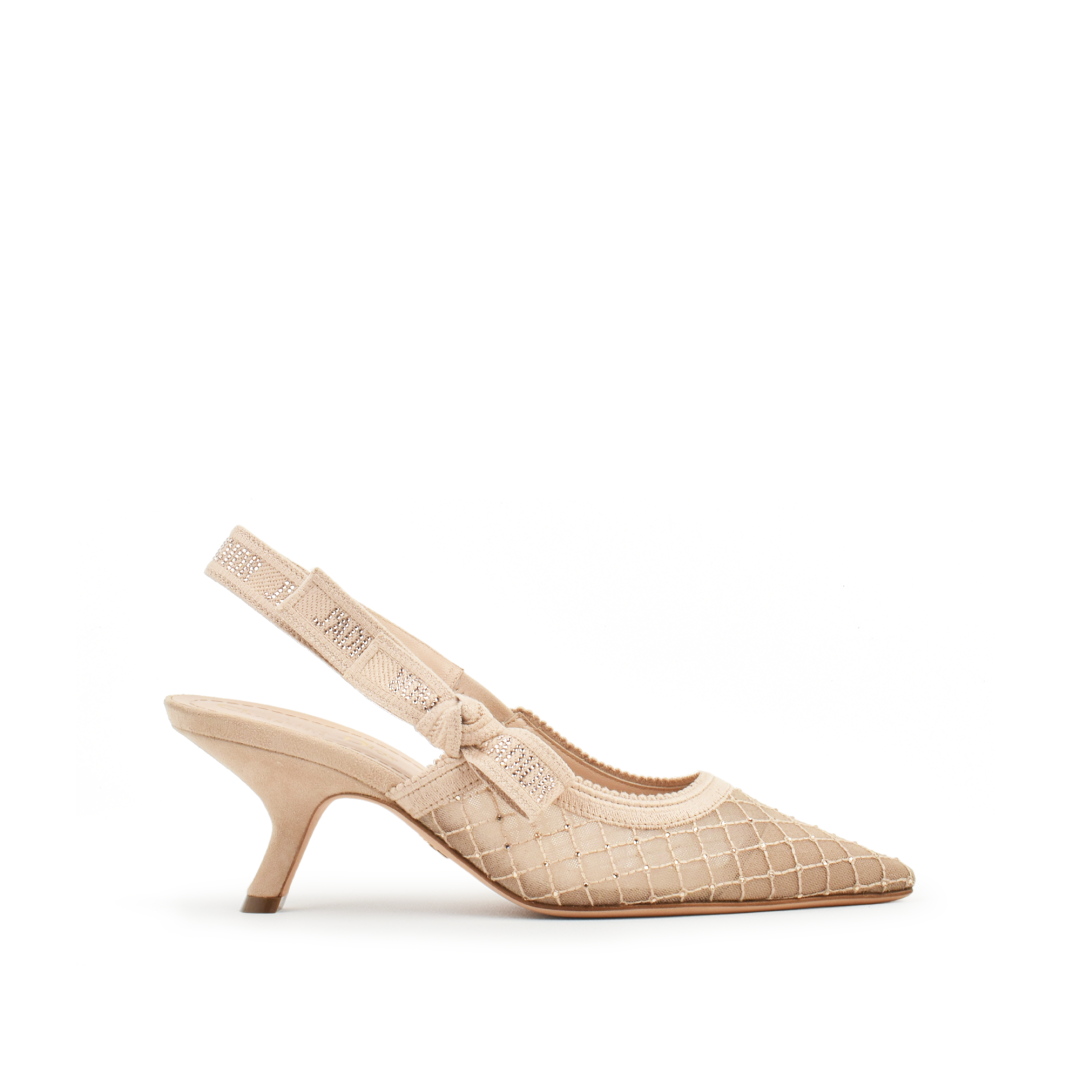 Bonsoir Indonesia | Jadior 65mm Slingback Transparent Mesh