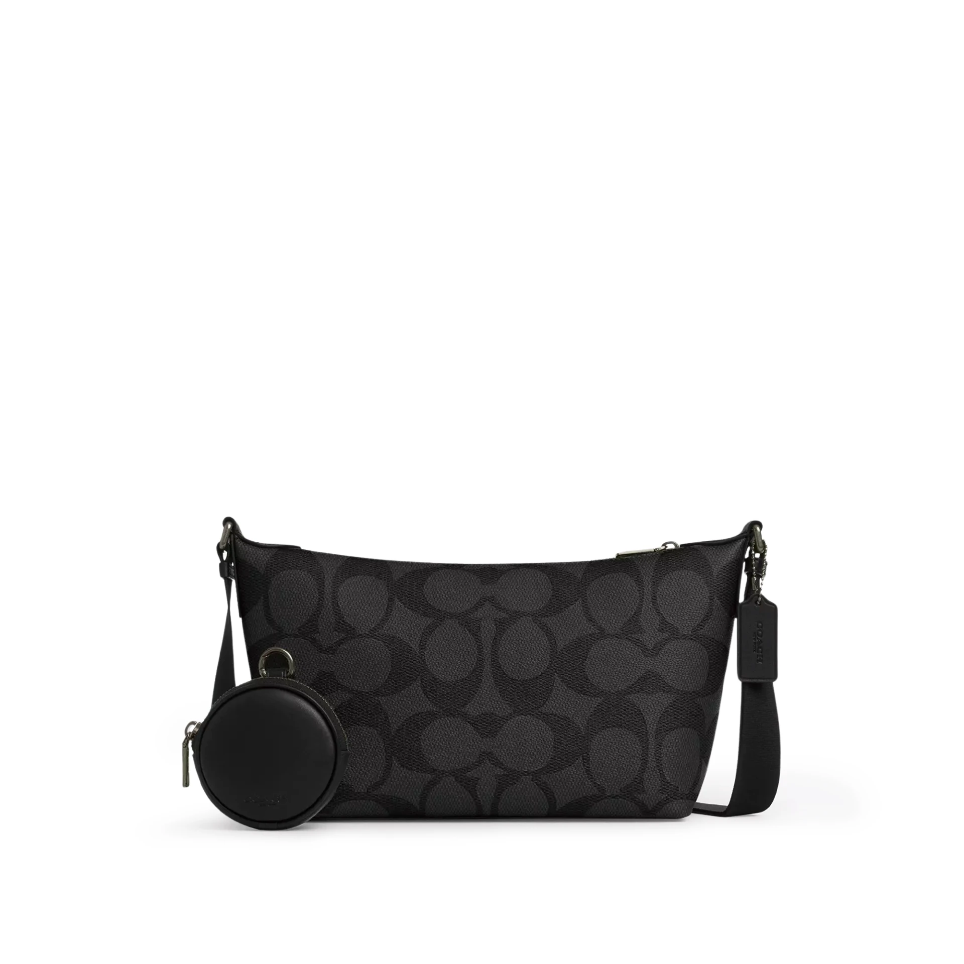 COACH Small Finn Crossbody Bag With Pouch In Maxi Signature Canvas