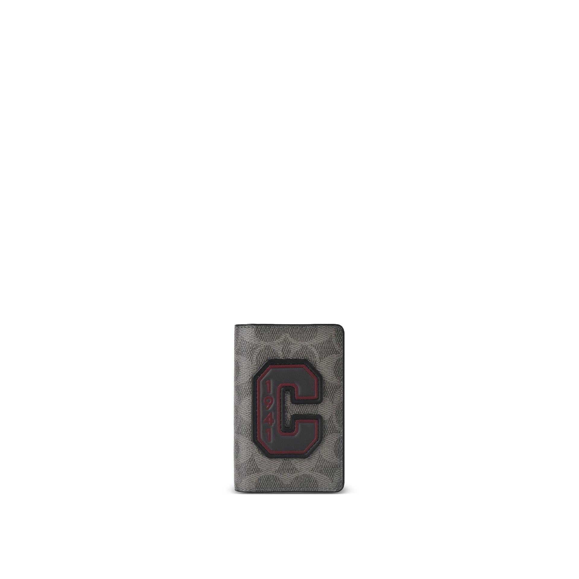 COACH Id Card Wallet In Signature Canvas With Patches
