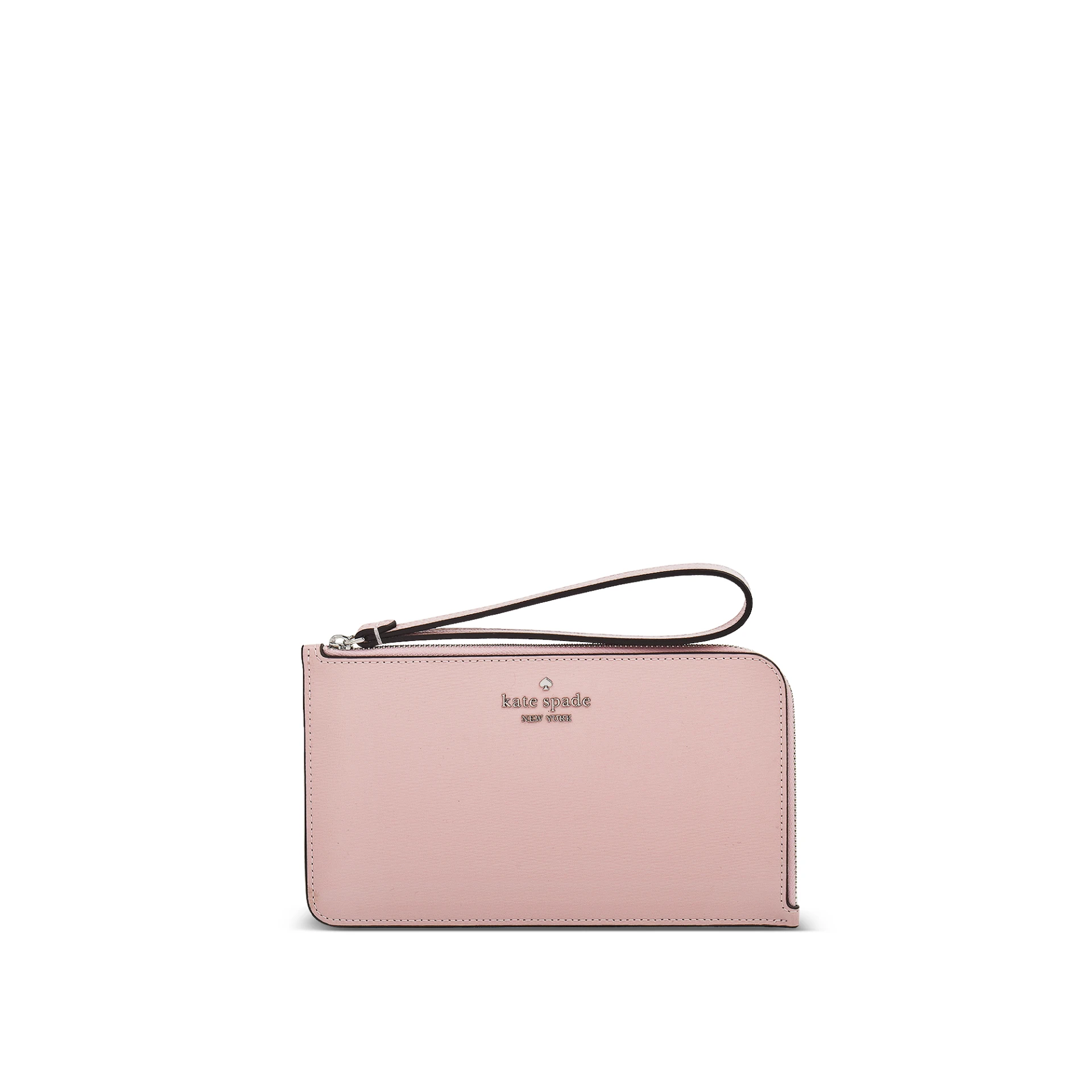 KATE SPADE Lucy Medium L-zip Wallet Textured Patent Leather