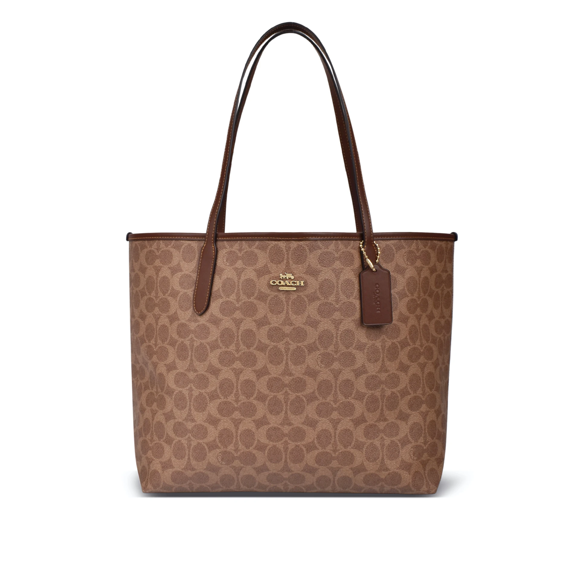COACH City Tote Bag In Signature Canvas