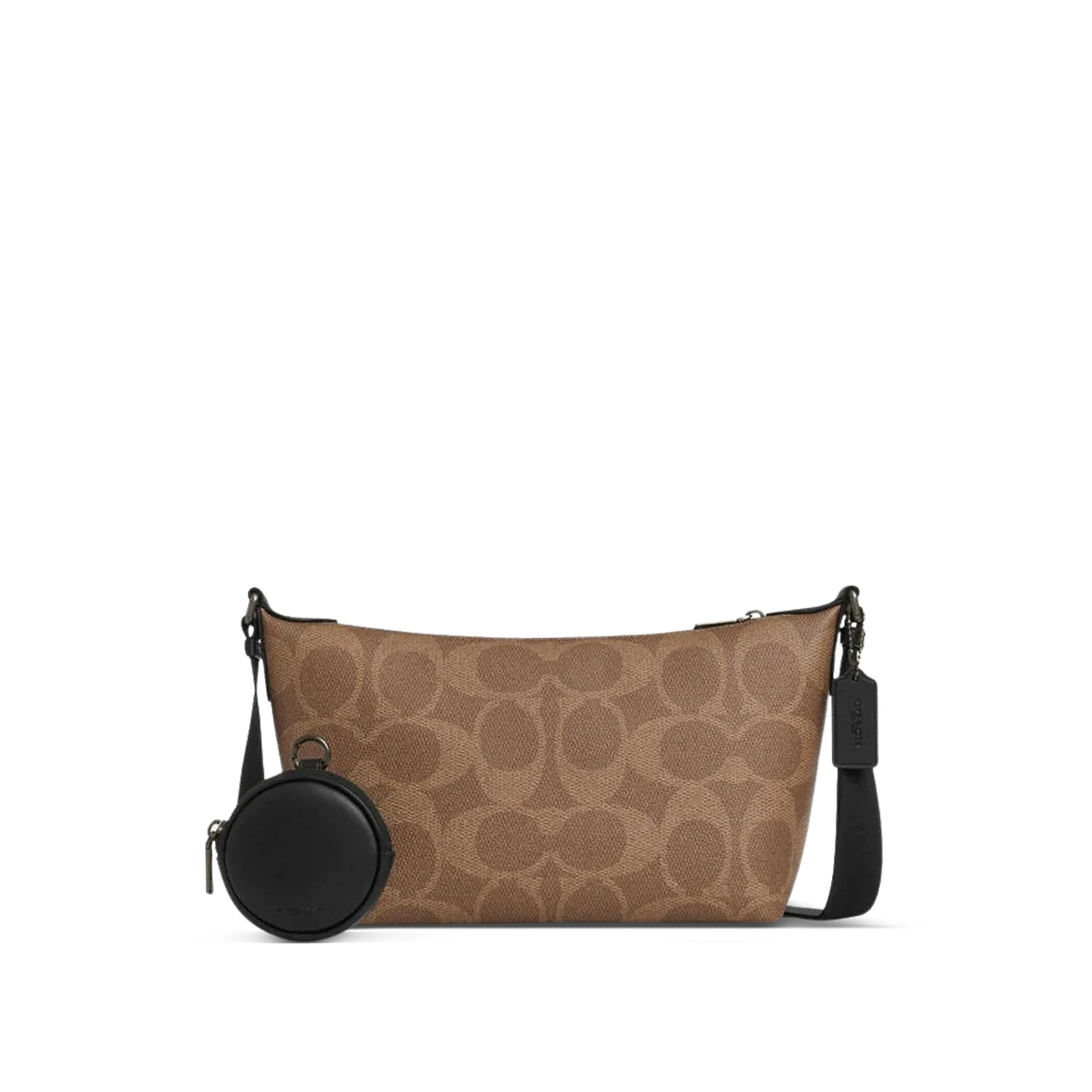 COACH Small Finn Crossbody Bag With Pouch In Maxi Signature Canvas