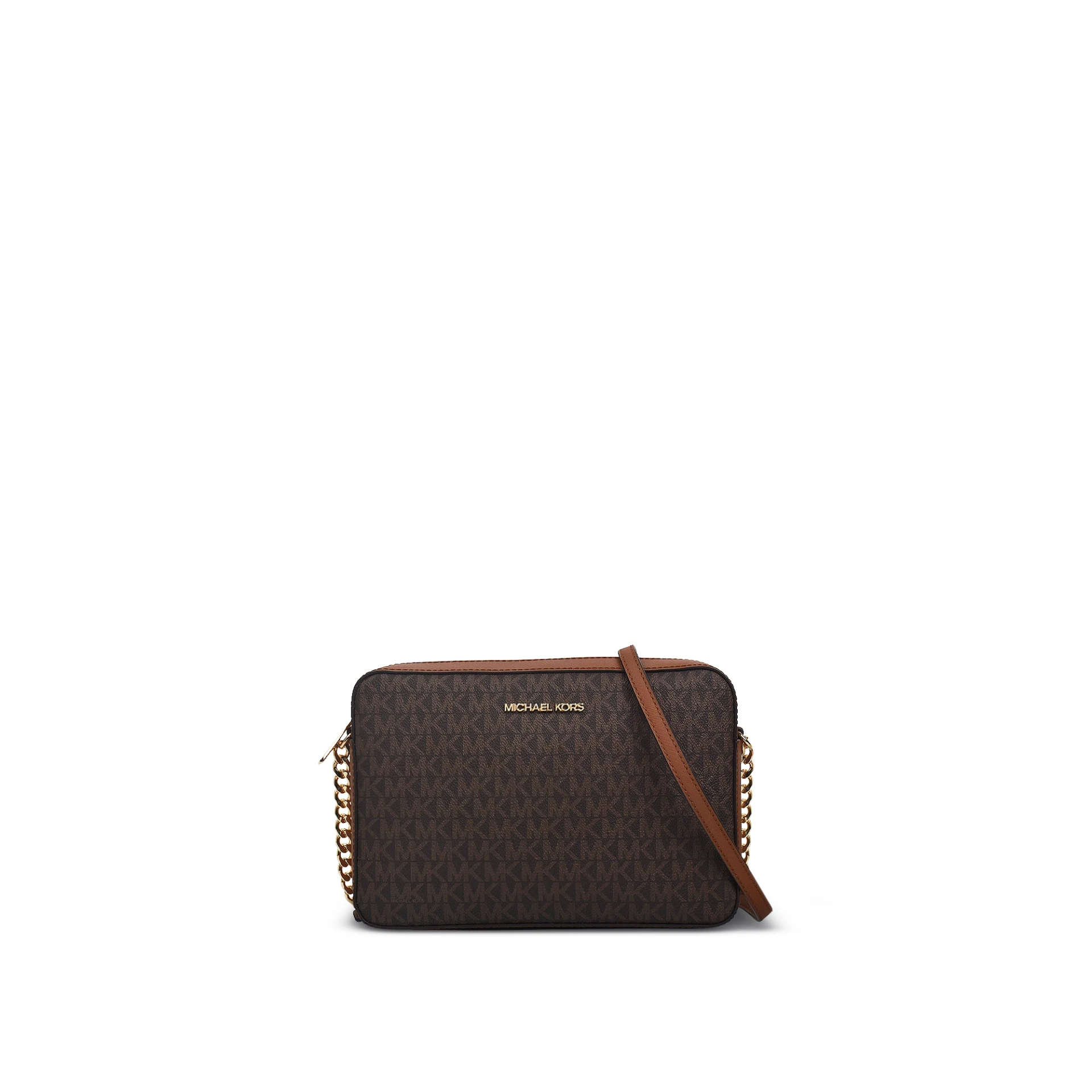 MICHAEL KORS Jet Set Large Printed Logo Crossbody Bag