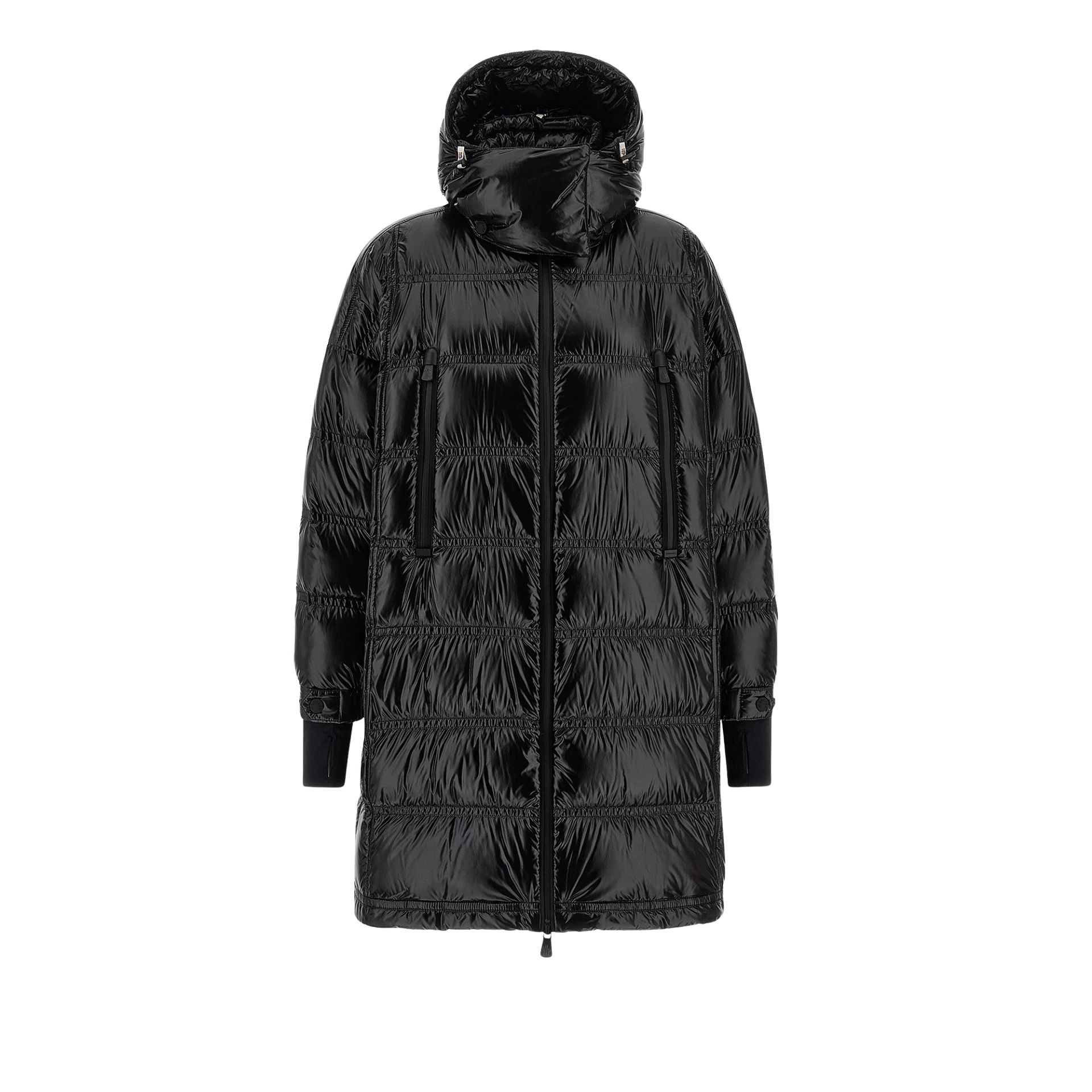 MONCLER Grenoble Rochelairs Hooded Long Down Jacket
