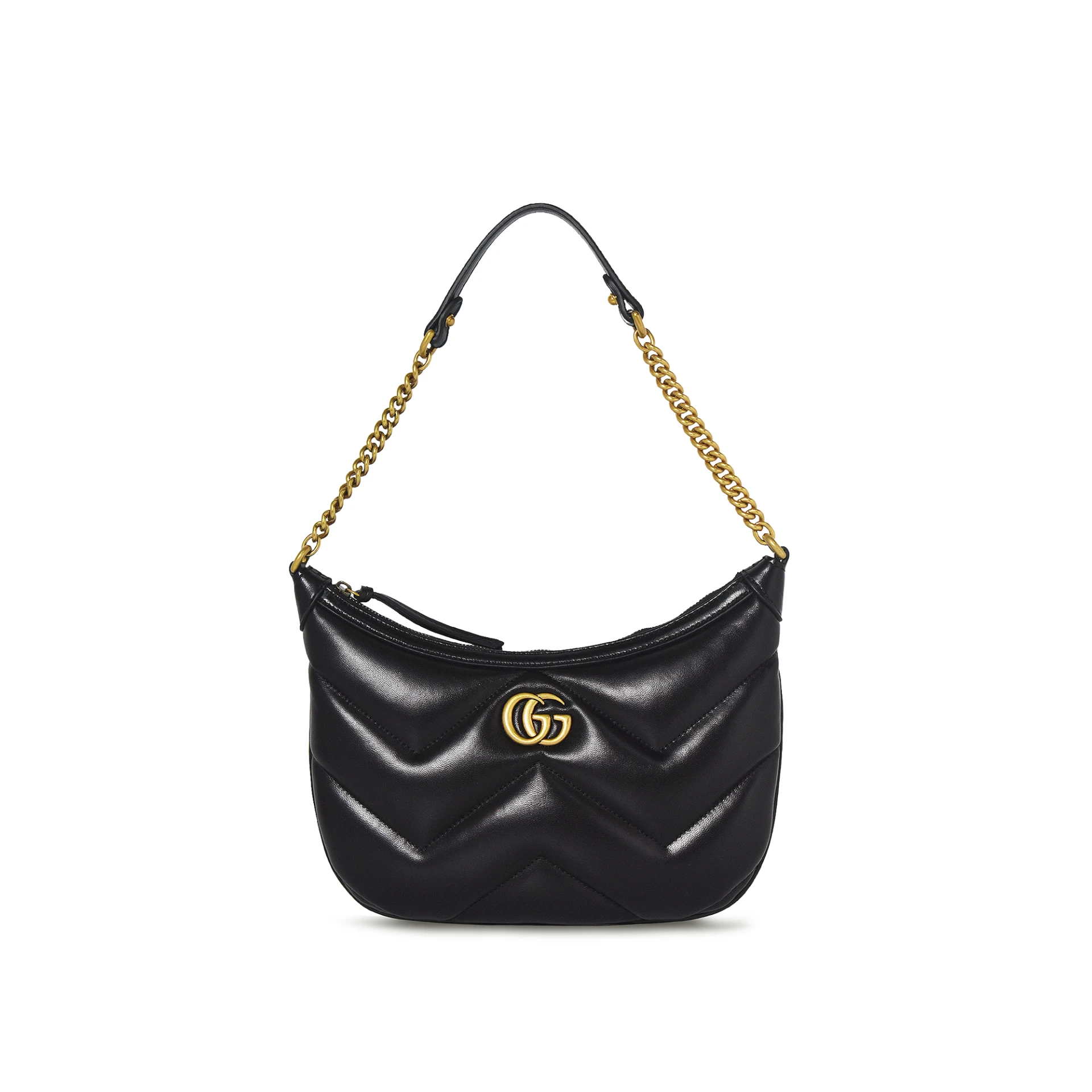 GUCCI GG Marmont Small Hobo Shoulder Bag Ghw