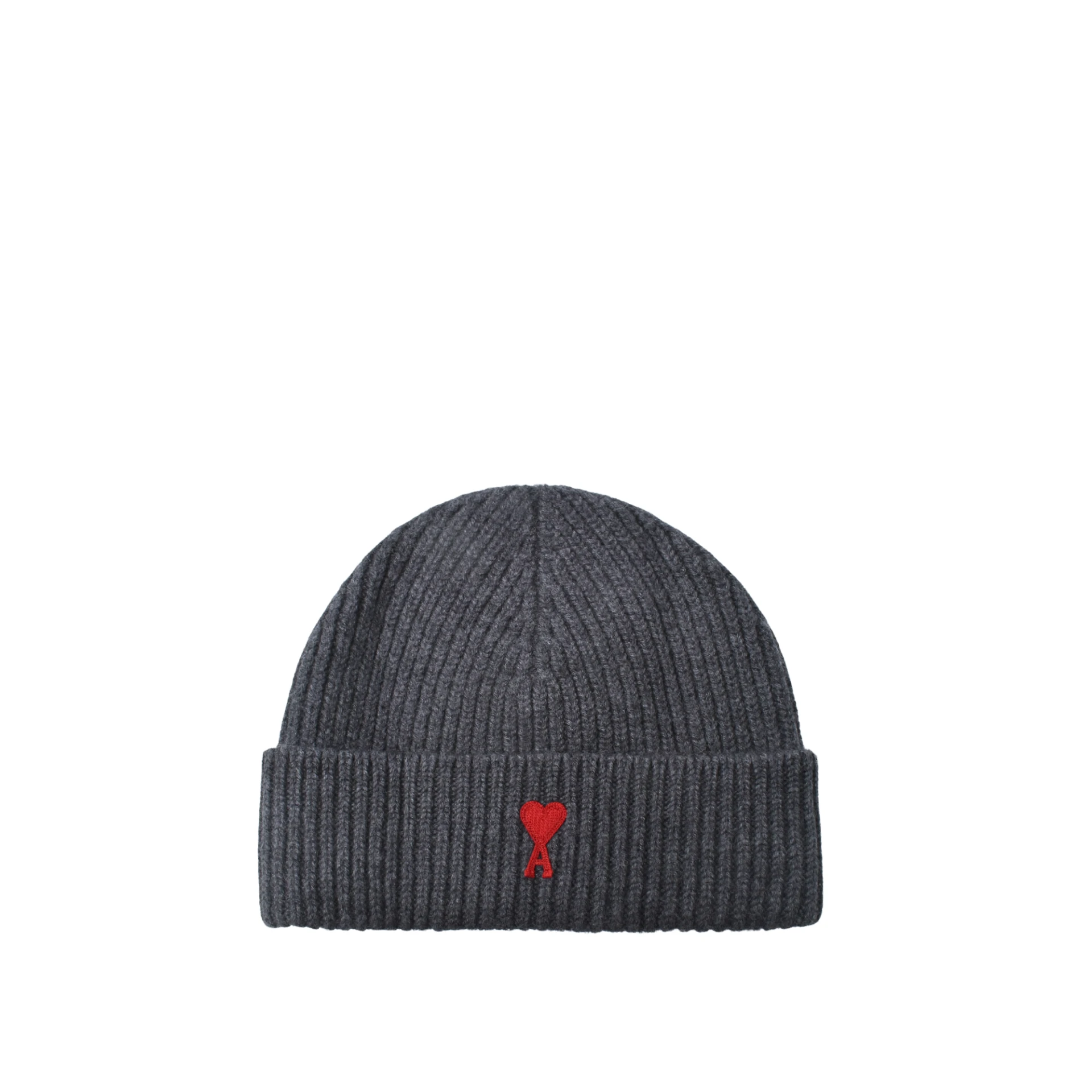 AMI PARIS Red Ami De Coeur Beanie