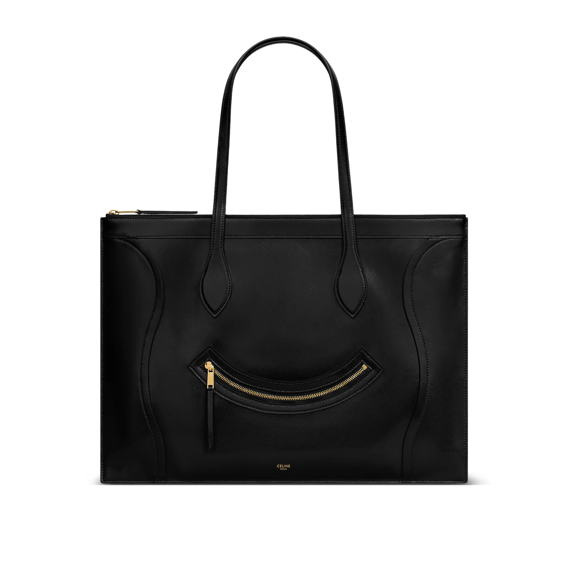 CELINE Flat Cabas New Luggage Calfskin