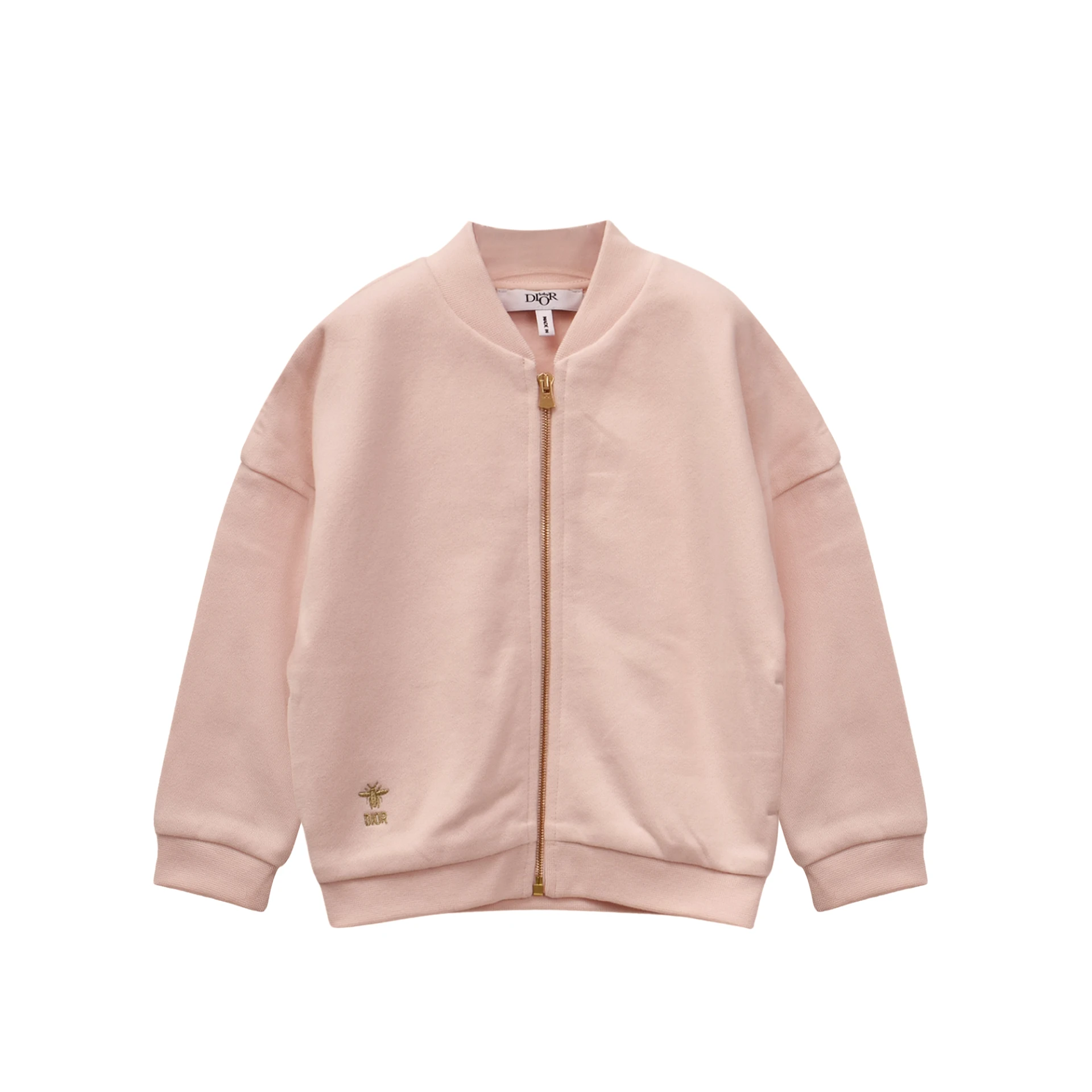 CHRISTIAN DIOR Bee Embroidered Logo Zipped Sweatshirt