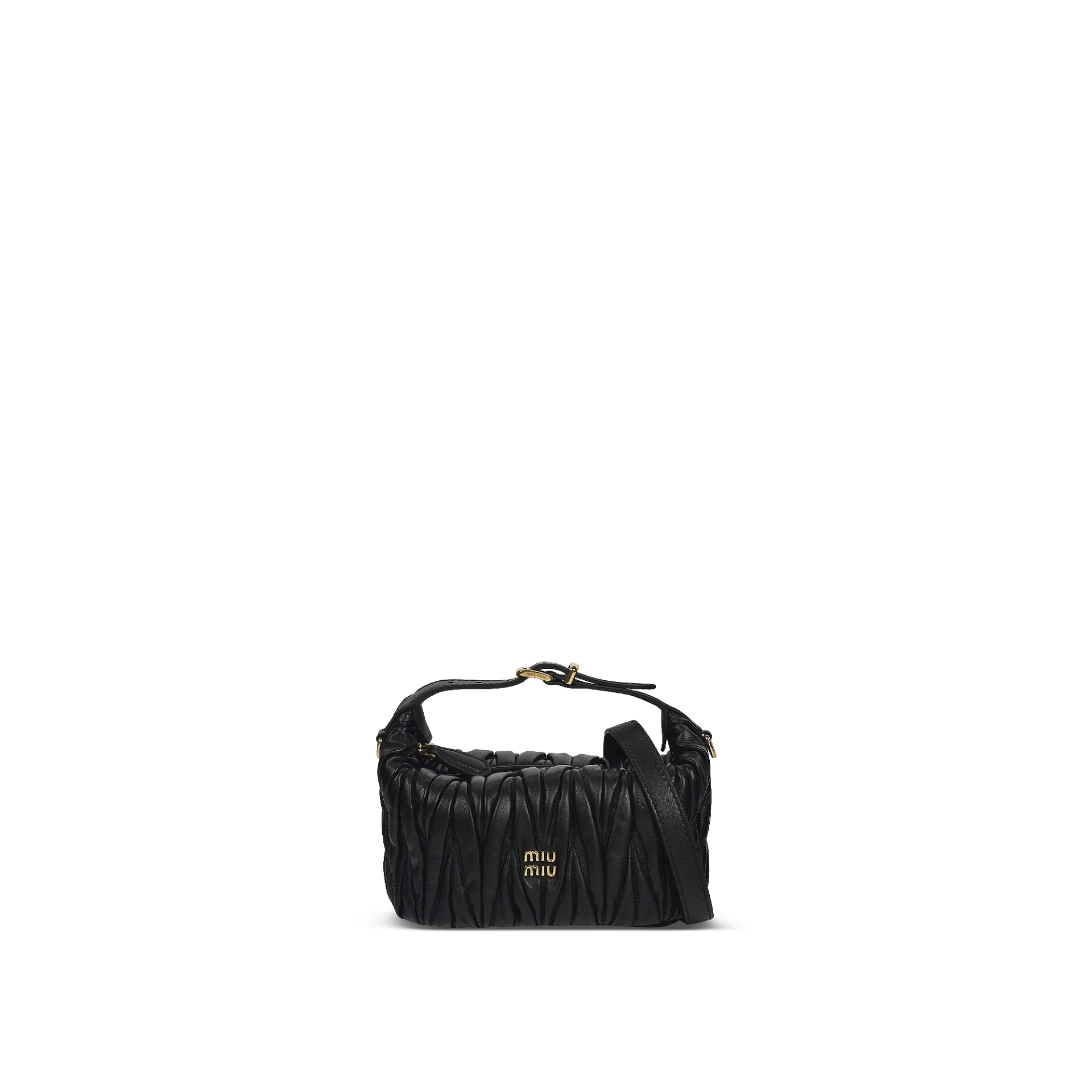 MIU MIU Matelasse Pouch Nappa Leather