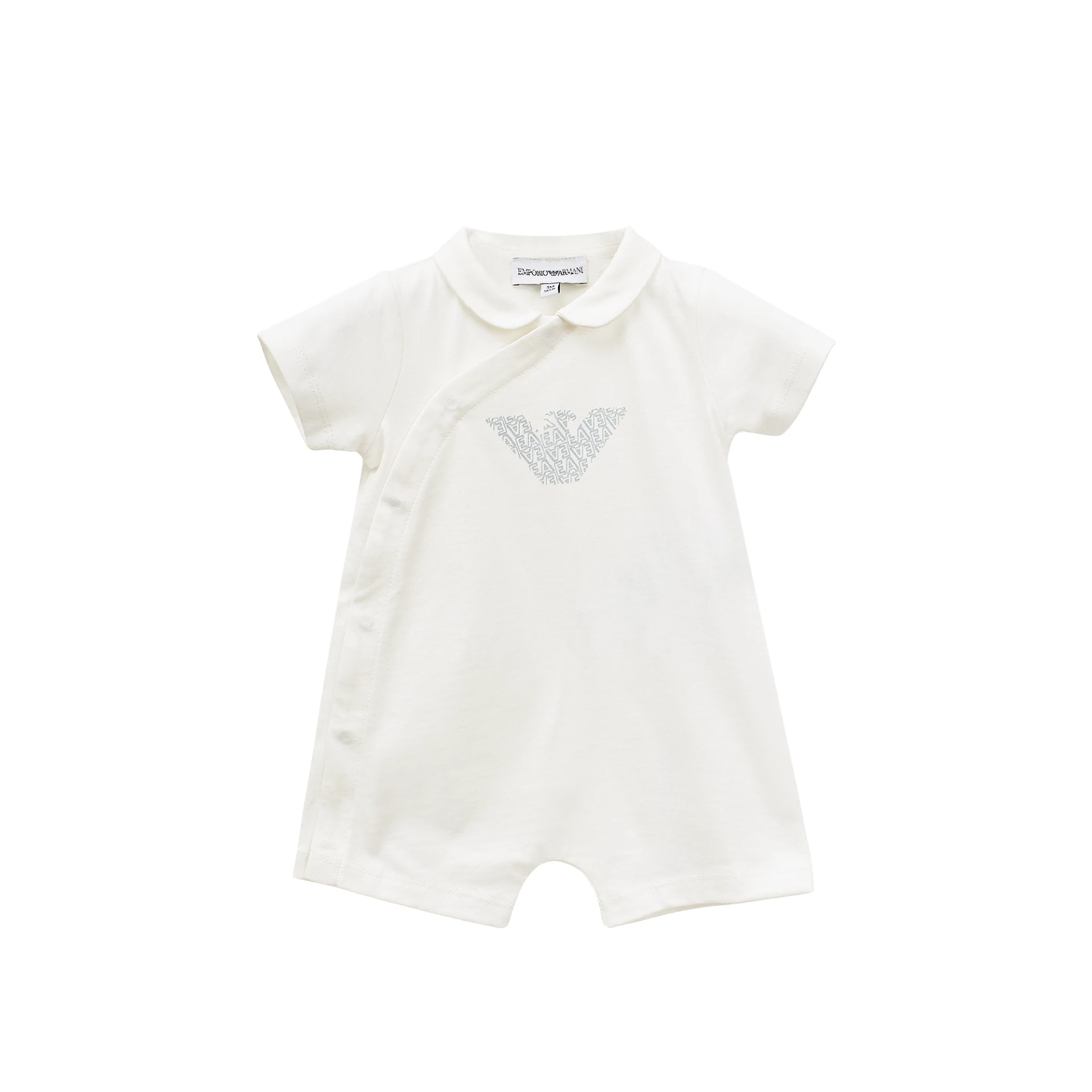 EMPORIO ARMANI Chest Logo And Classic Collar Short Sleeves Tracksuit