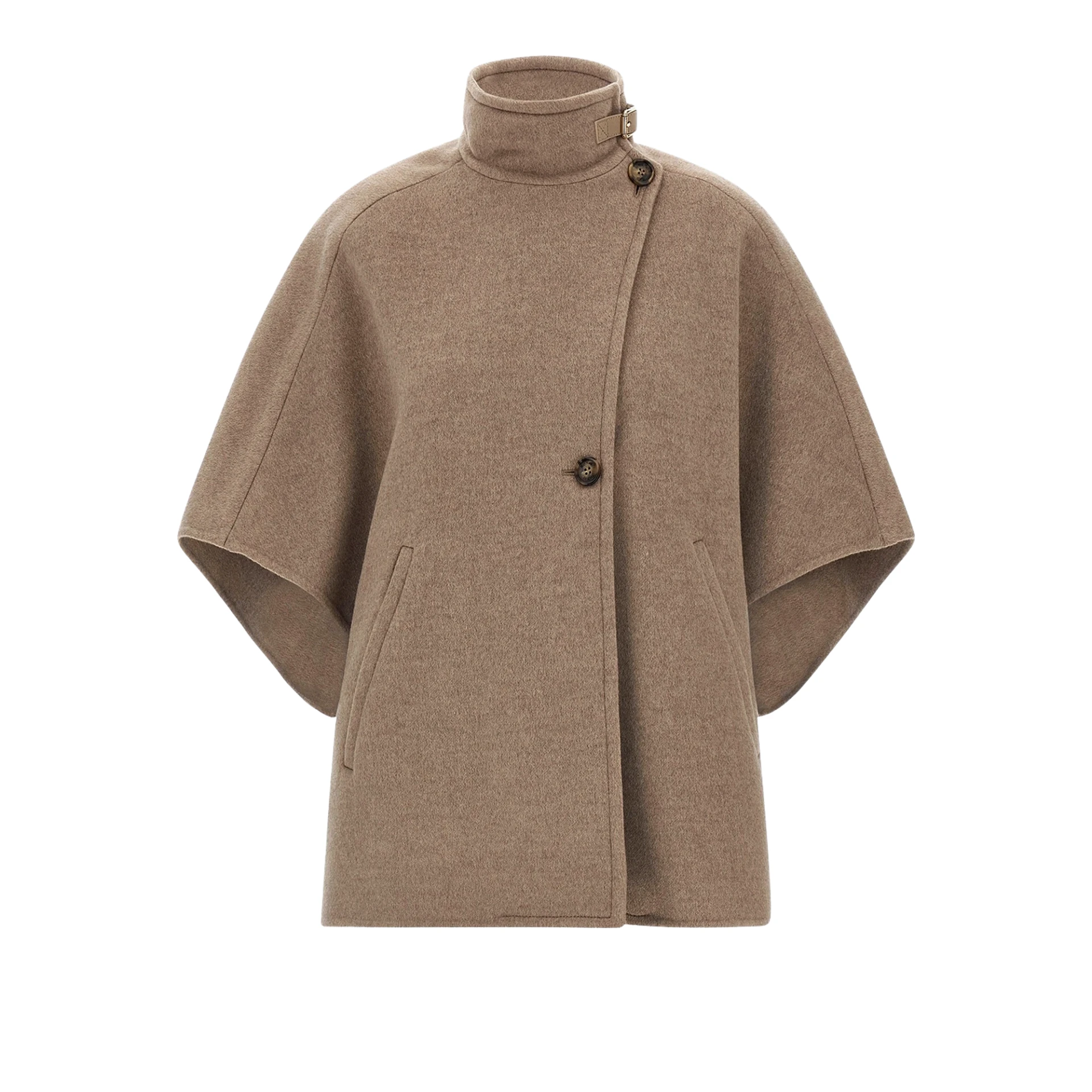 MAX MARA Derrik Lightweight Broadcloth Cape Cashmere