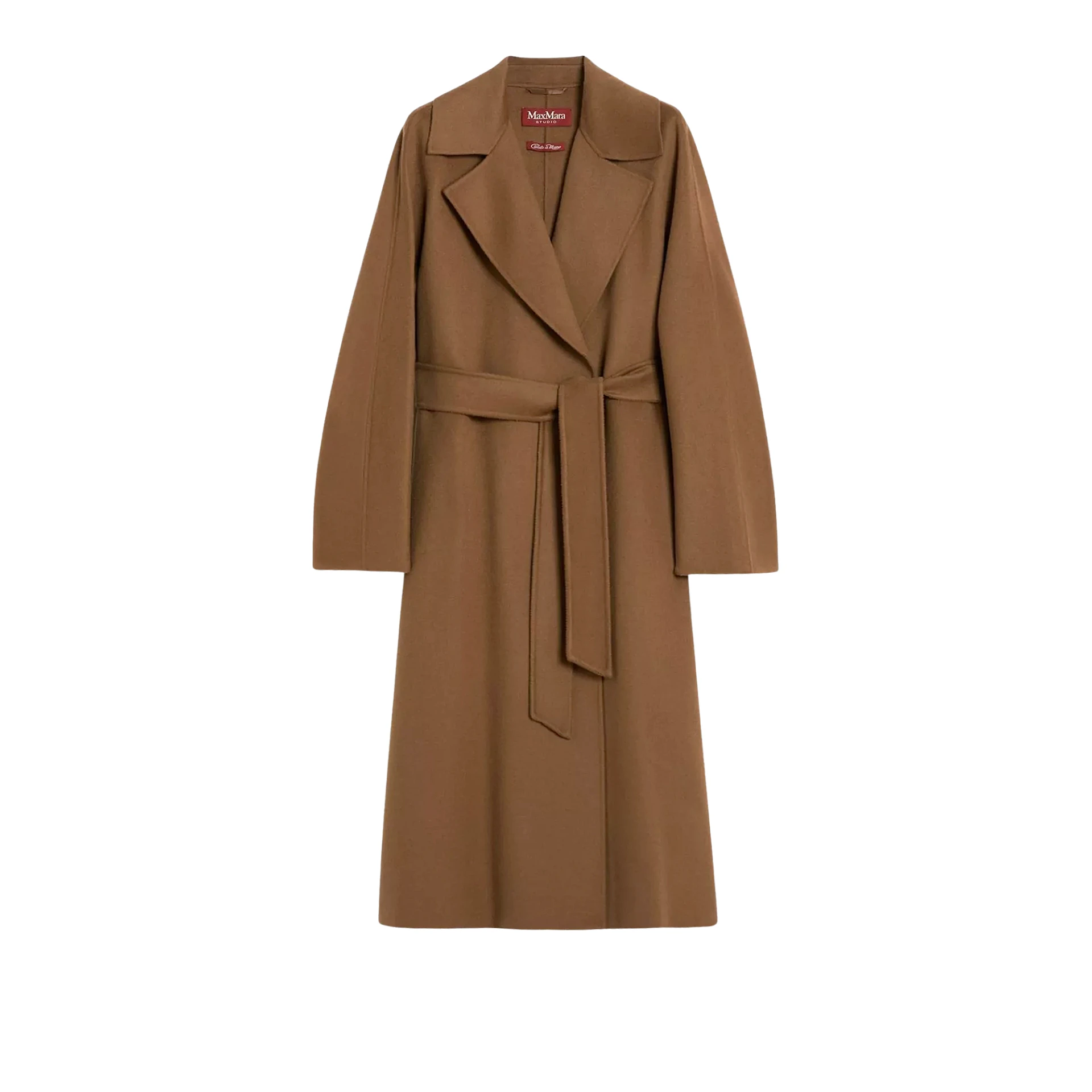 MAX MARA Wrap Around Long Coat Wool, Cashmere And Silk