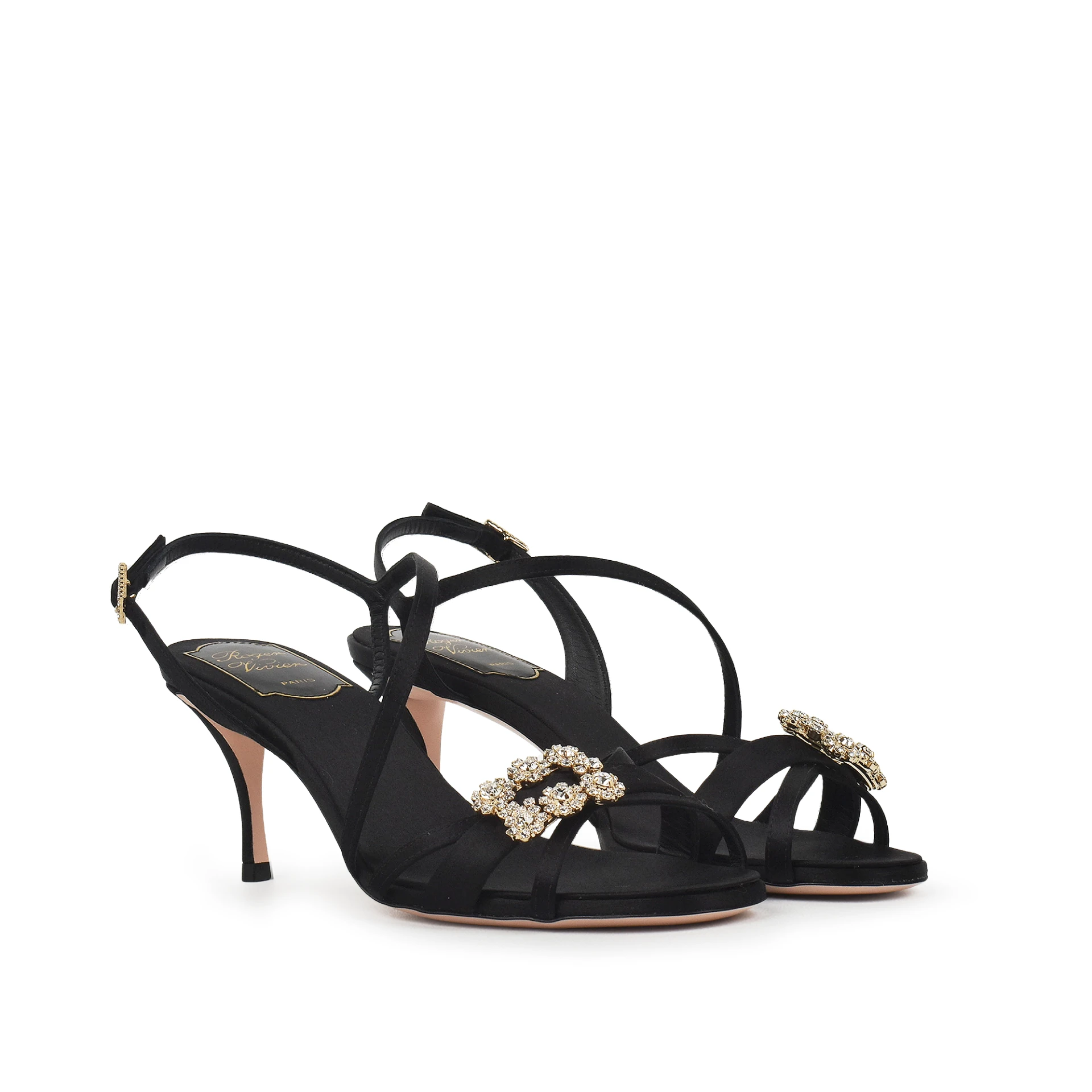 ROGER VIVIER Efflorescence Sandal 65mm Satin