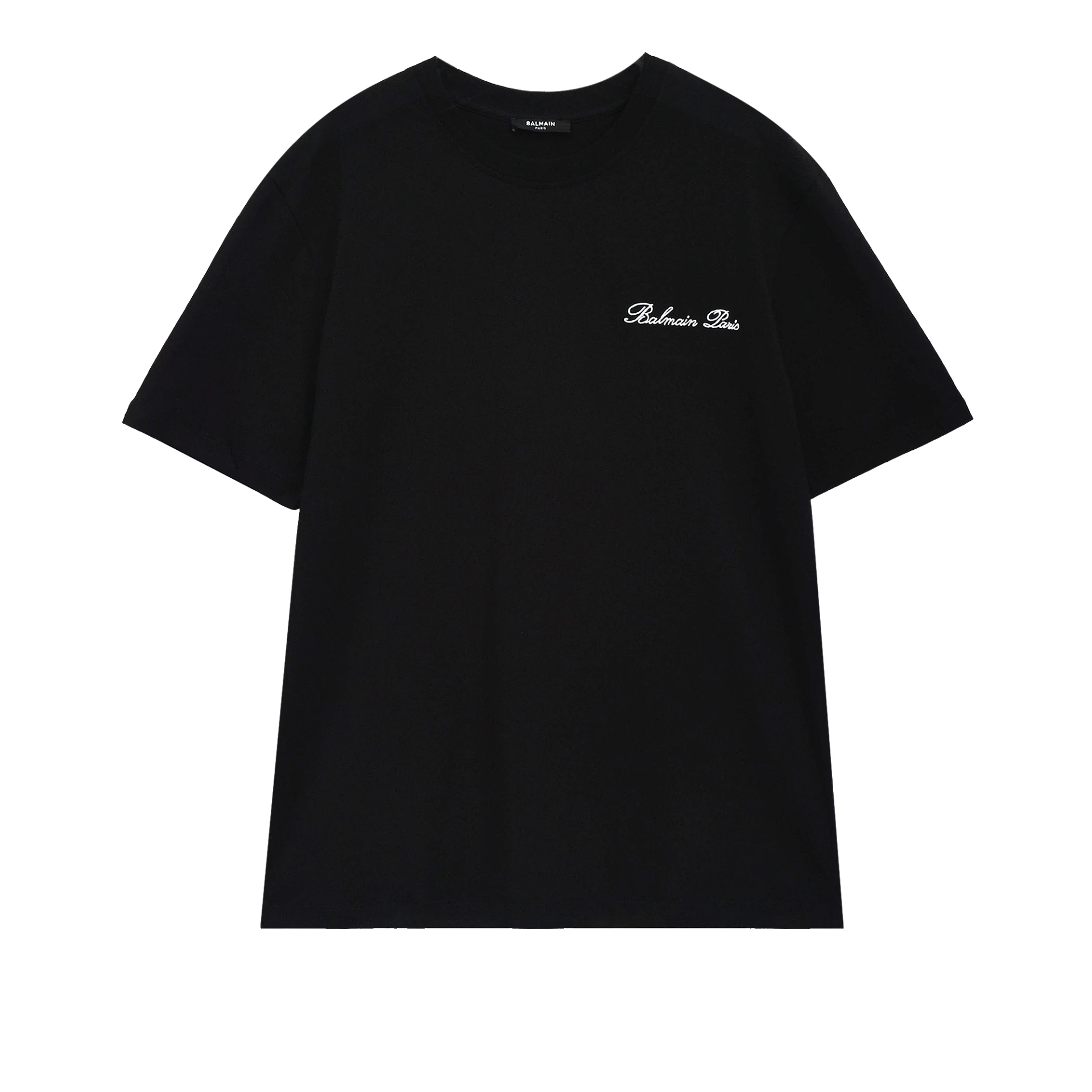 BALMAIN Embroidered Logo Signature Tshirt
