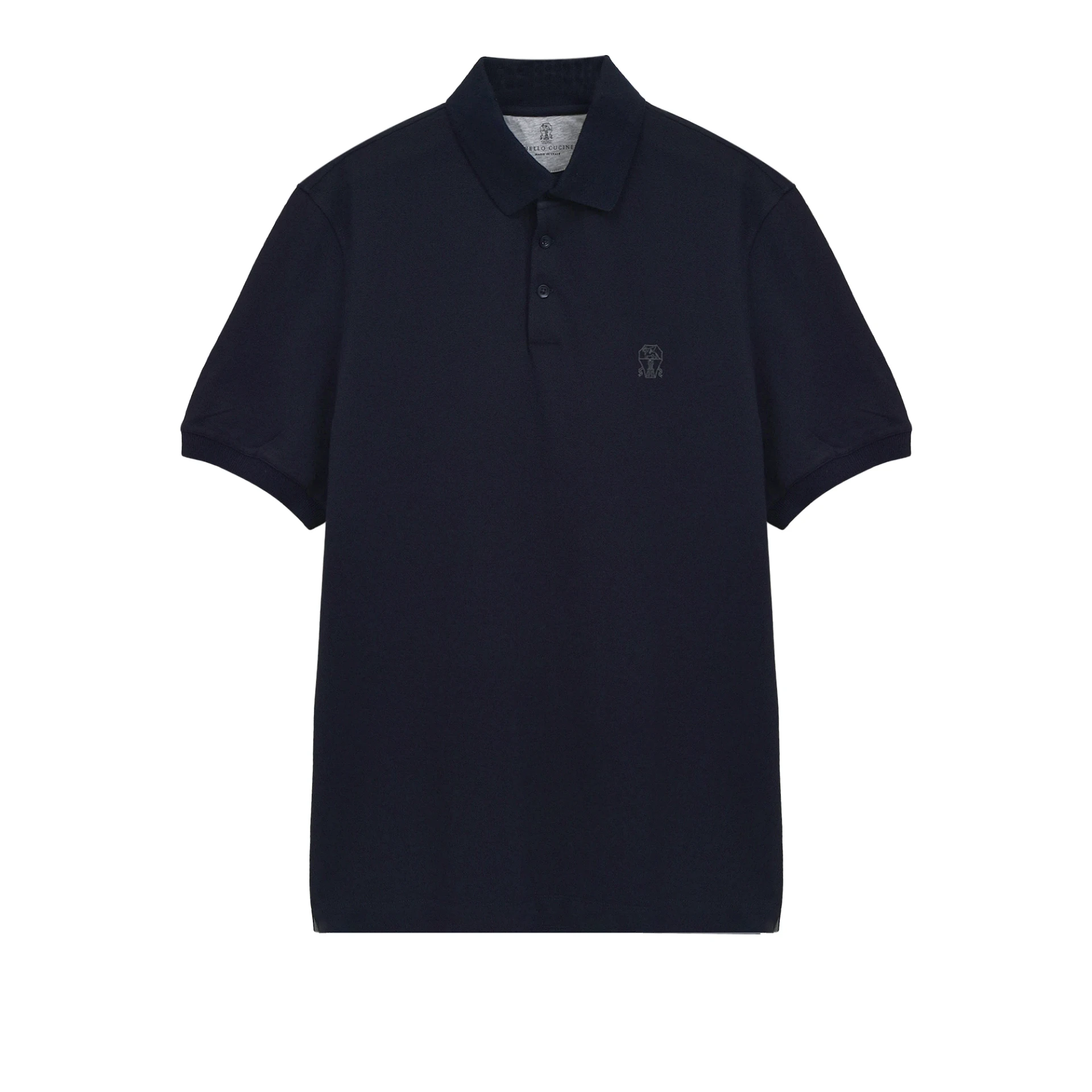 BRUNELLO CUCINELLI Logo Print Polo Shirt