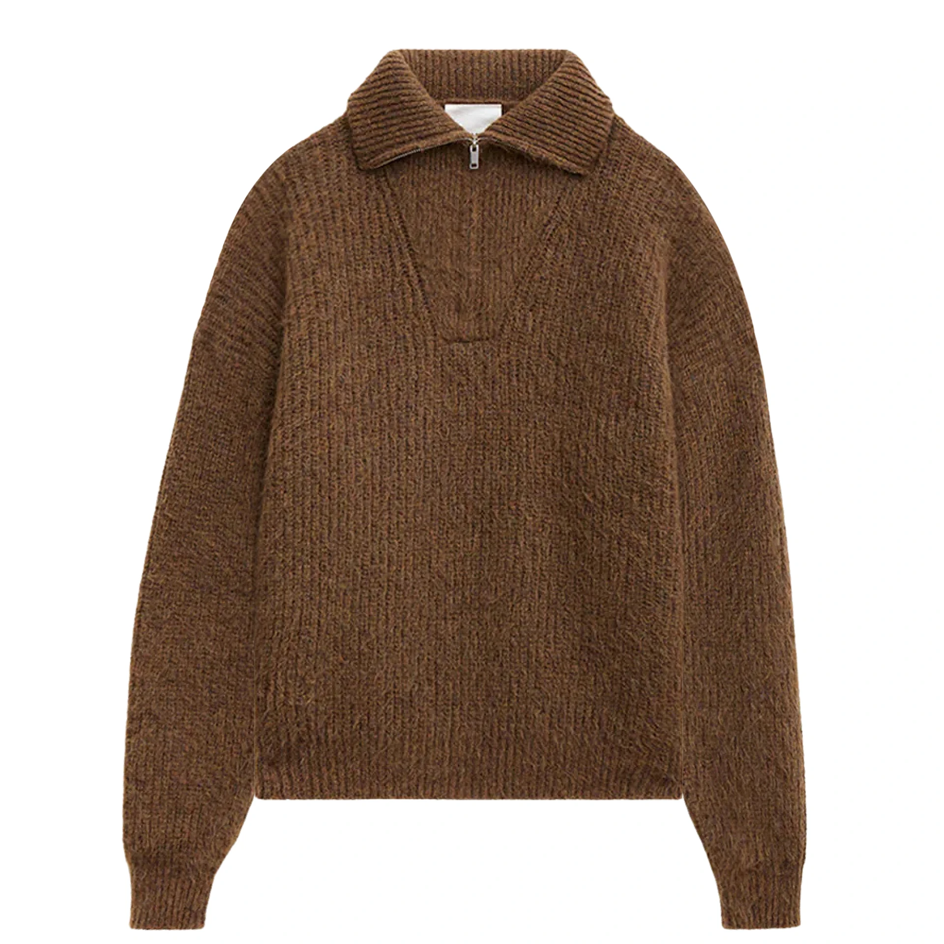 ISABEL MARANT Danita Zip-up Collar Knit Sweater