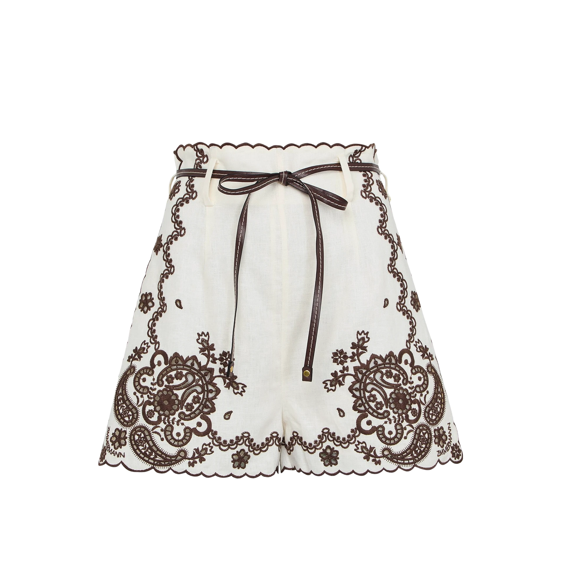 ZIMMERMANN Ascension Embroidered Short