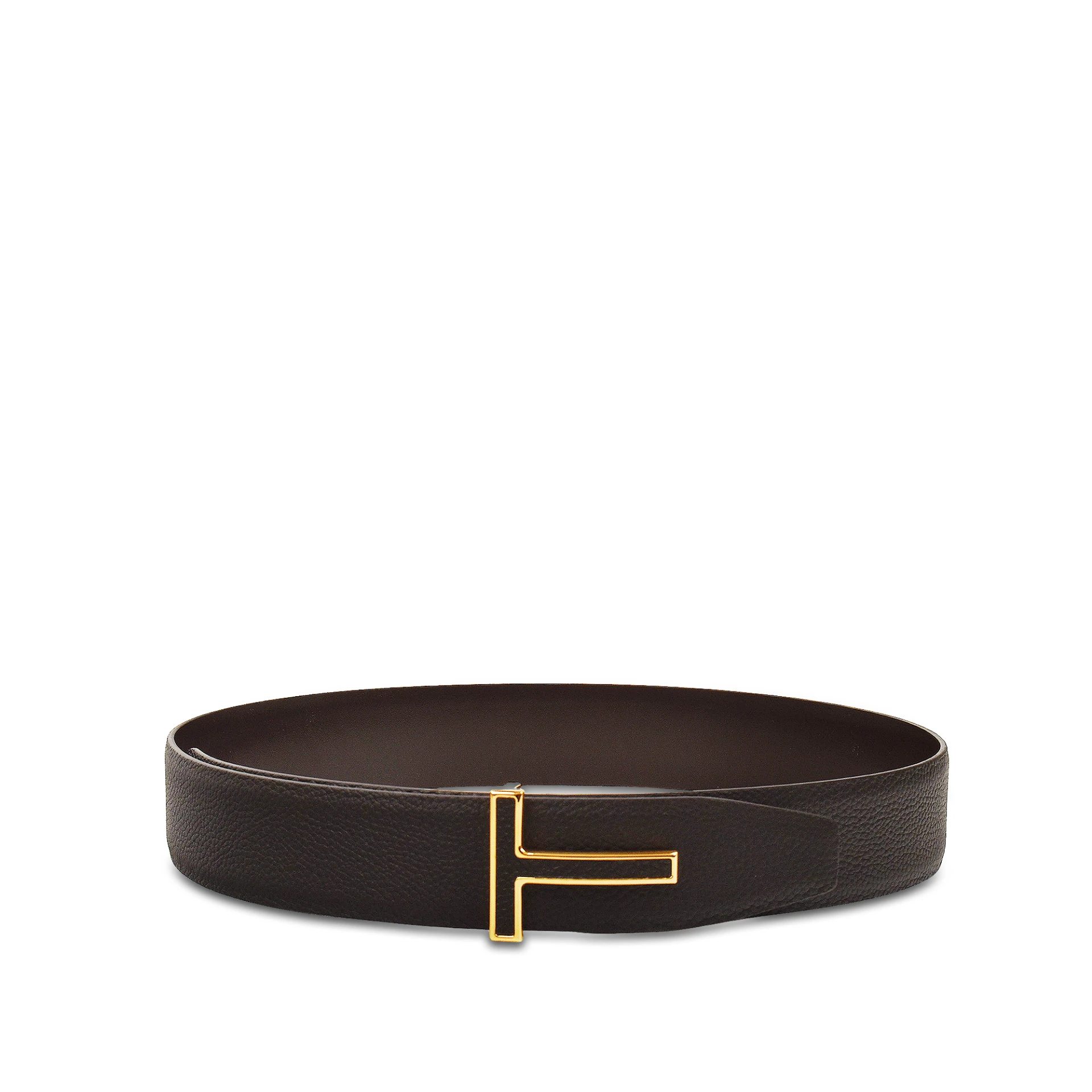 TOM FORD Insert T Buckle Reversible Belt 40mm Leather Ghw