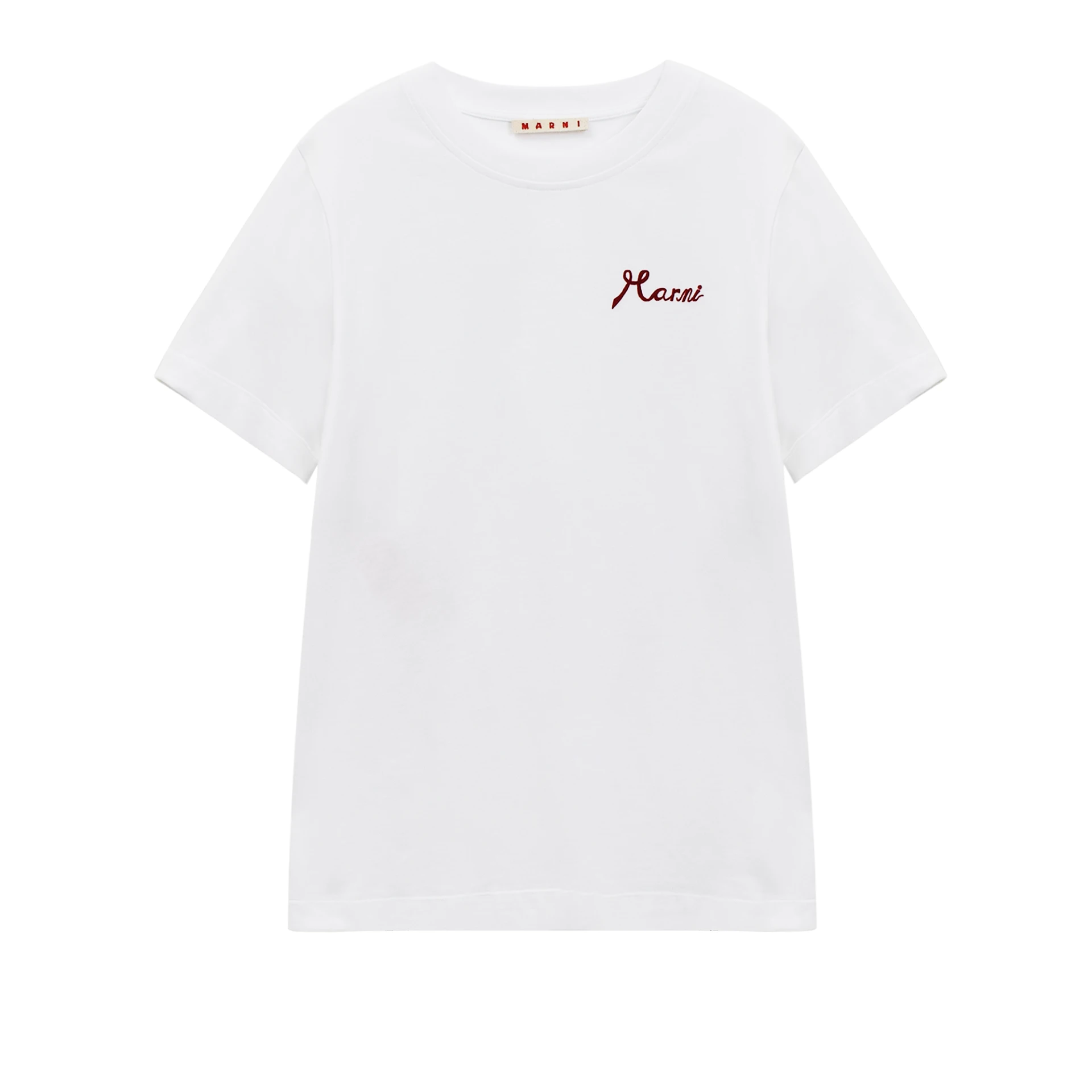 MARNI Flocked Logo Print Tshirt