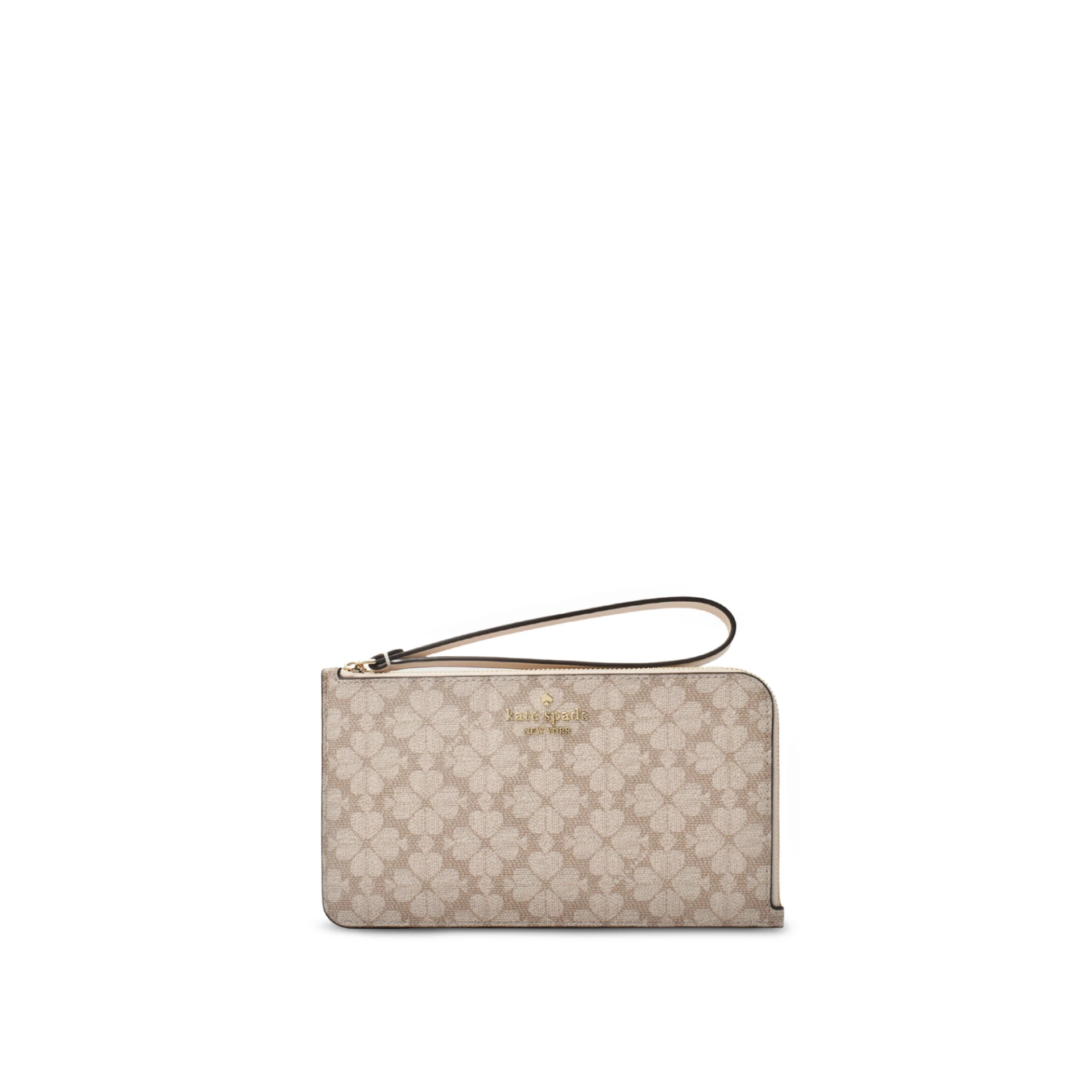 KATE SPADE Lucy Spade Flower Medium L-zip Wallet