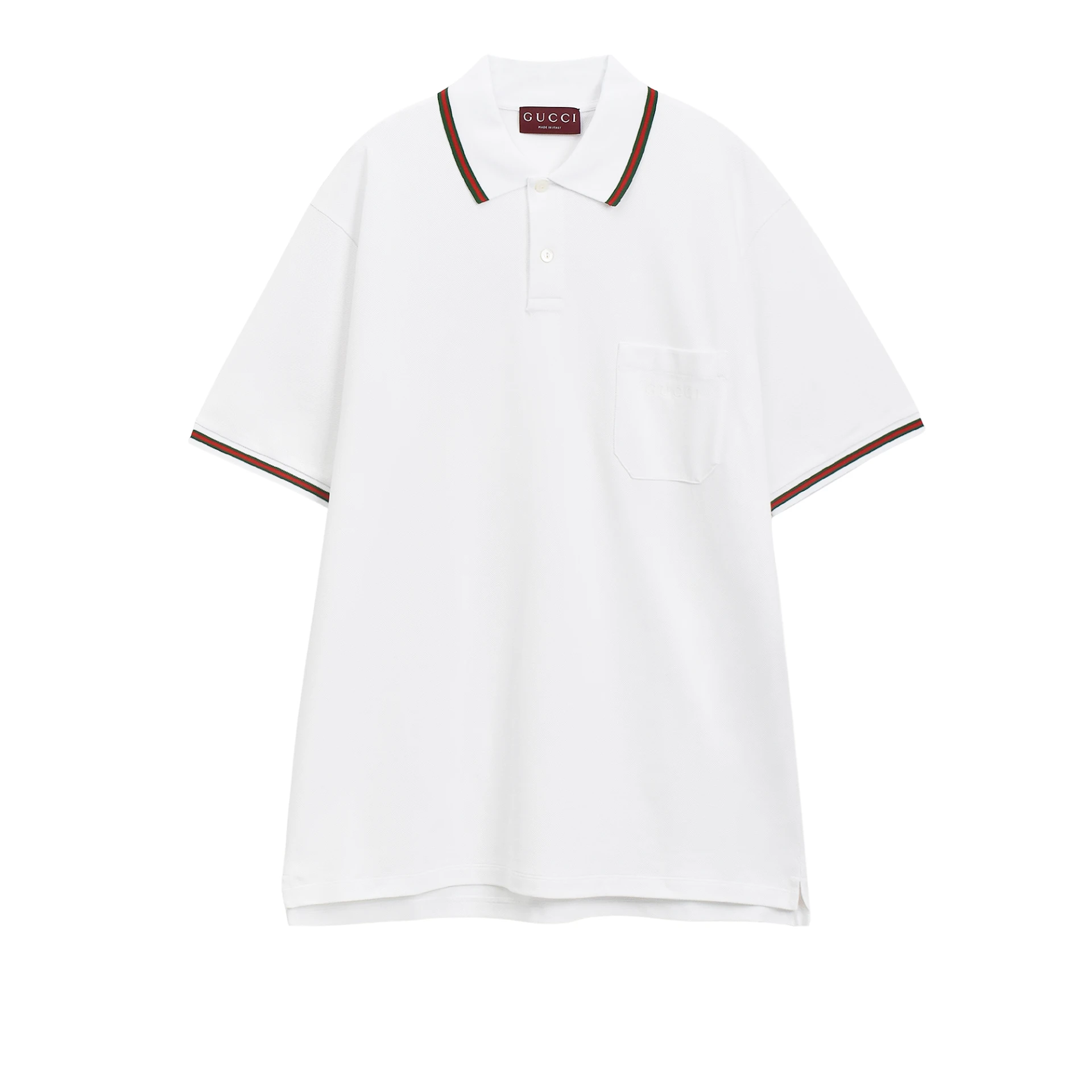 GUCCI Embroidered Logo Polo Shirt