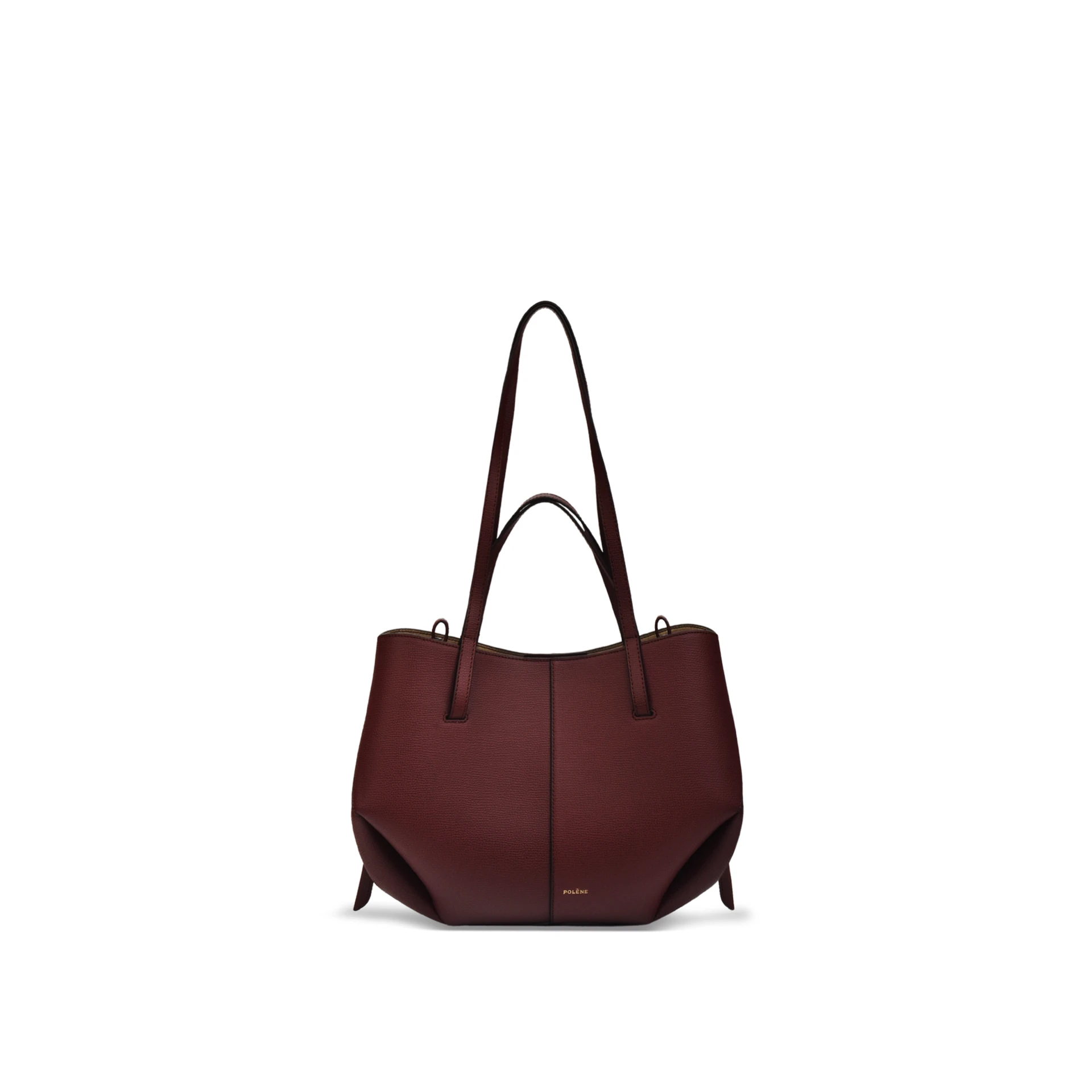 POLENE Cyme Mini Textured Leather