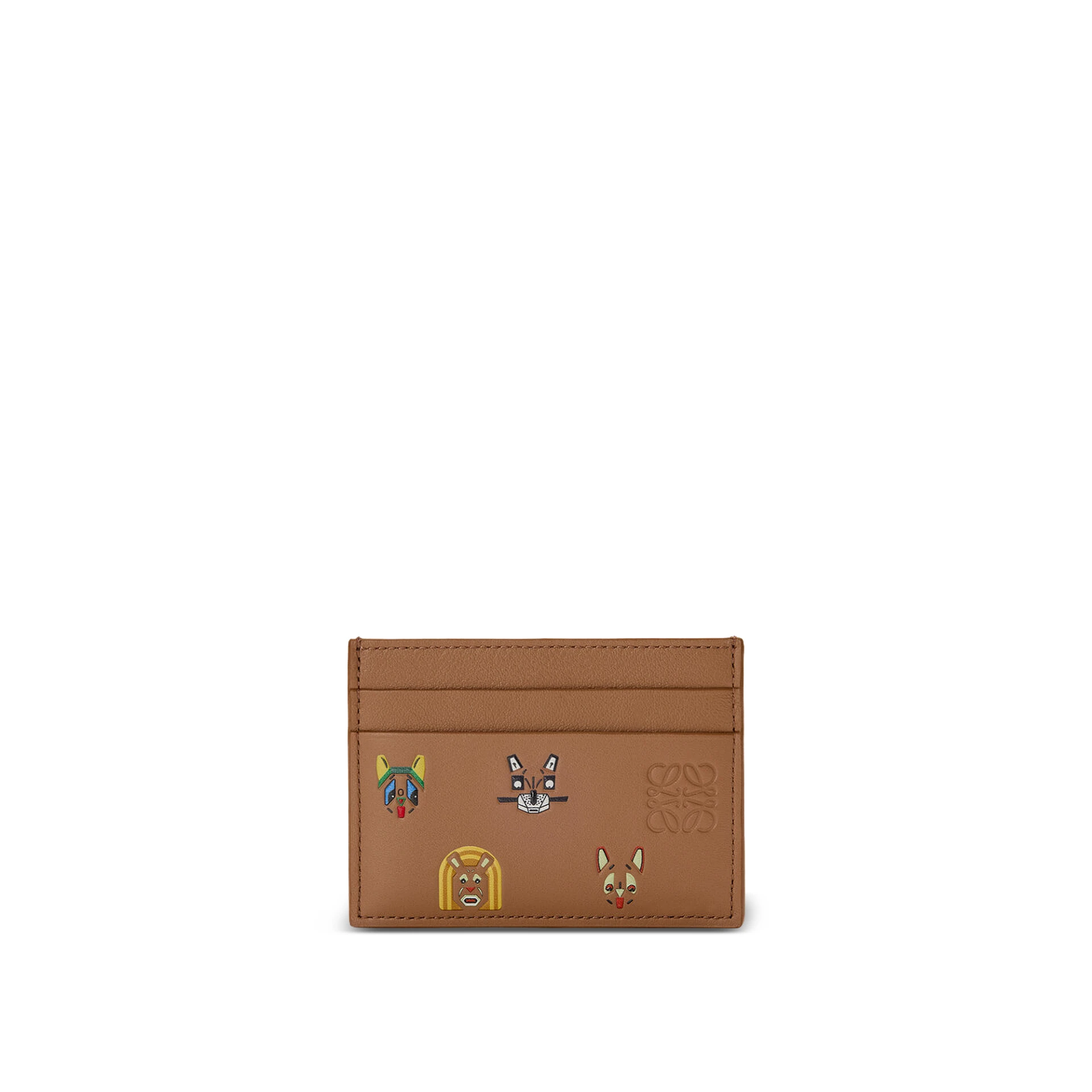 LOEWE Cats Plain Cardholder Classic Calfskin