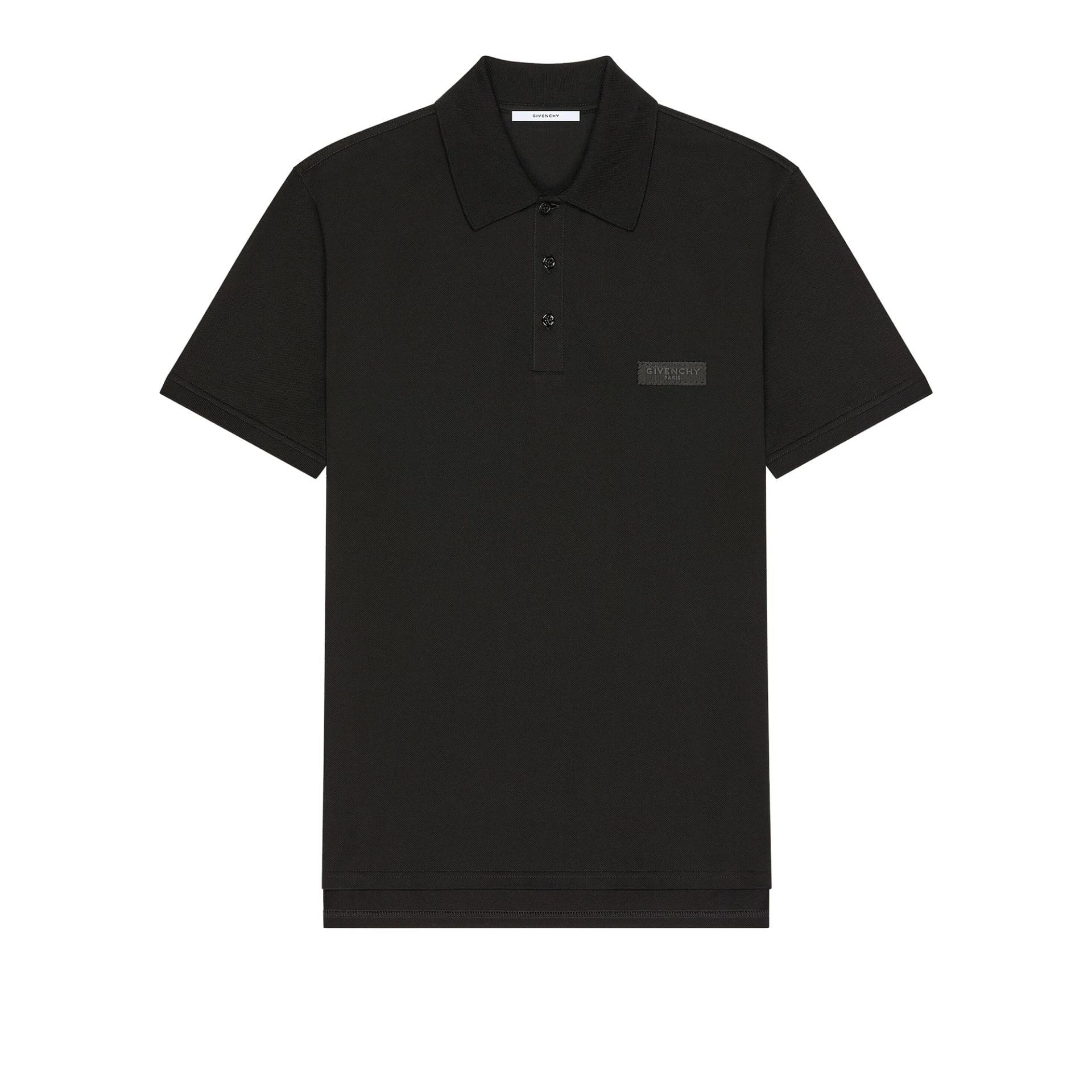 GIVENCHY Logo Paris Gros Grain Polo Shirt