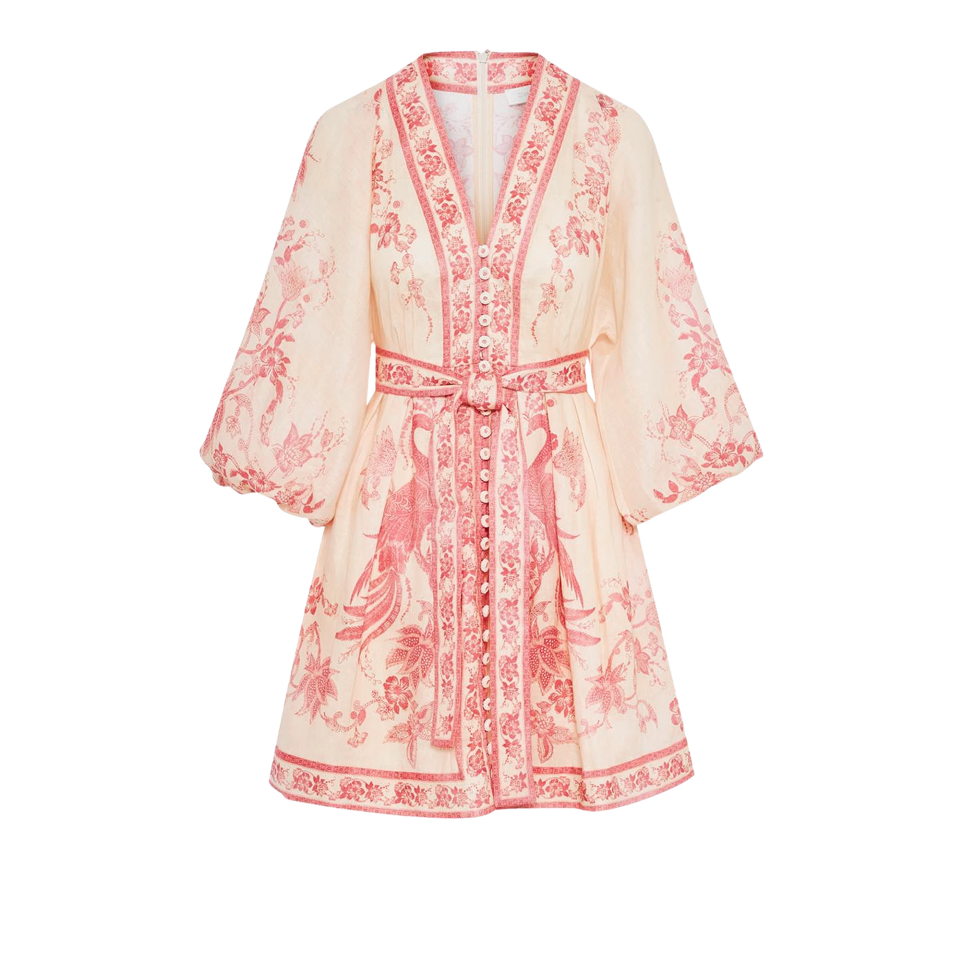 ZIMMERMANN Lucky Plunge Mini Dress