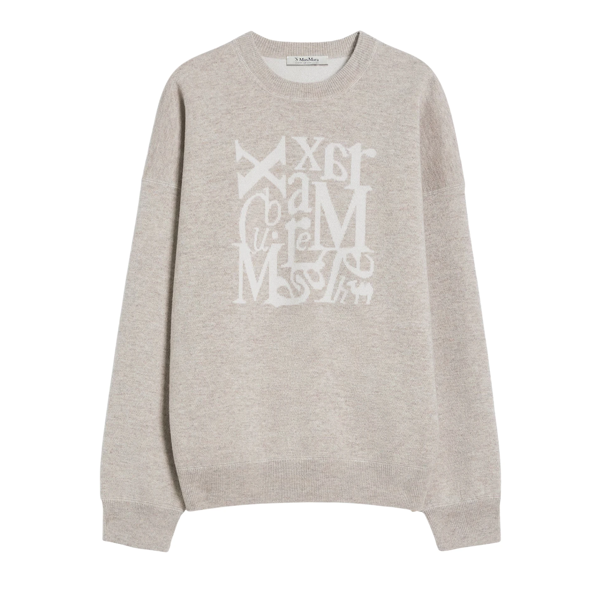 MAX MARA MaxMarabesque Logo Print Sweater