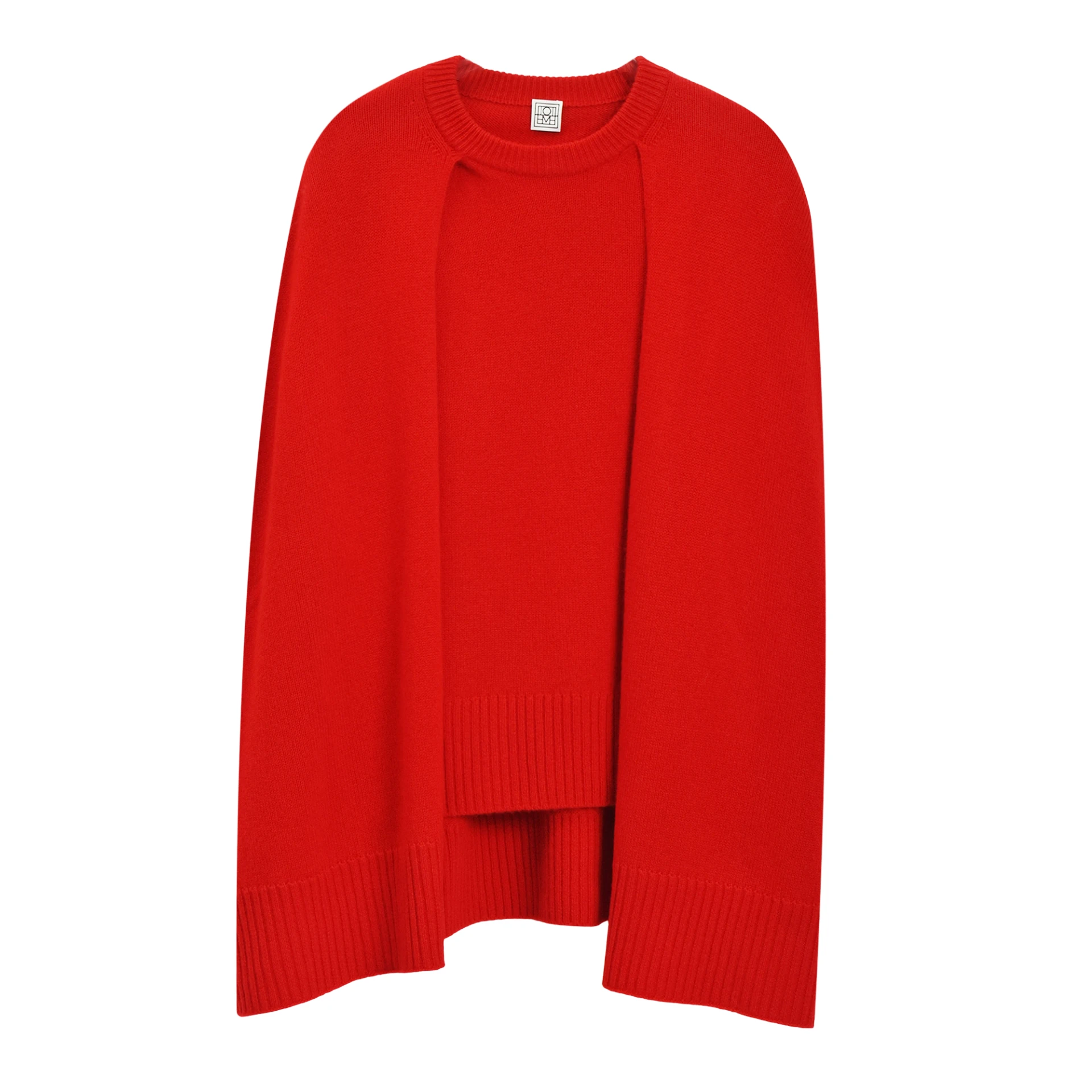 TOTEME Cut-out Details Crewneck Jumper Cashmere