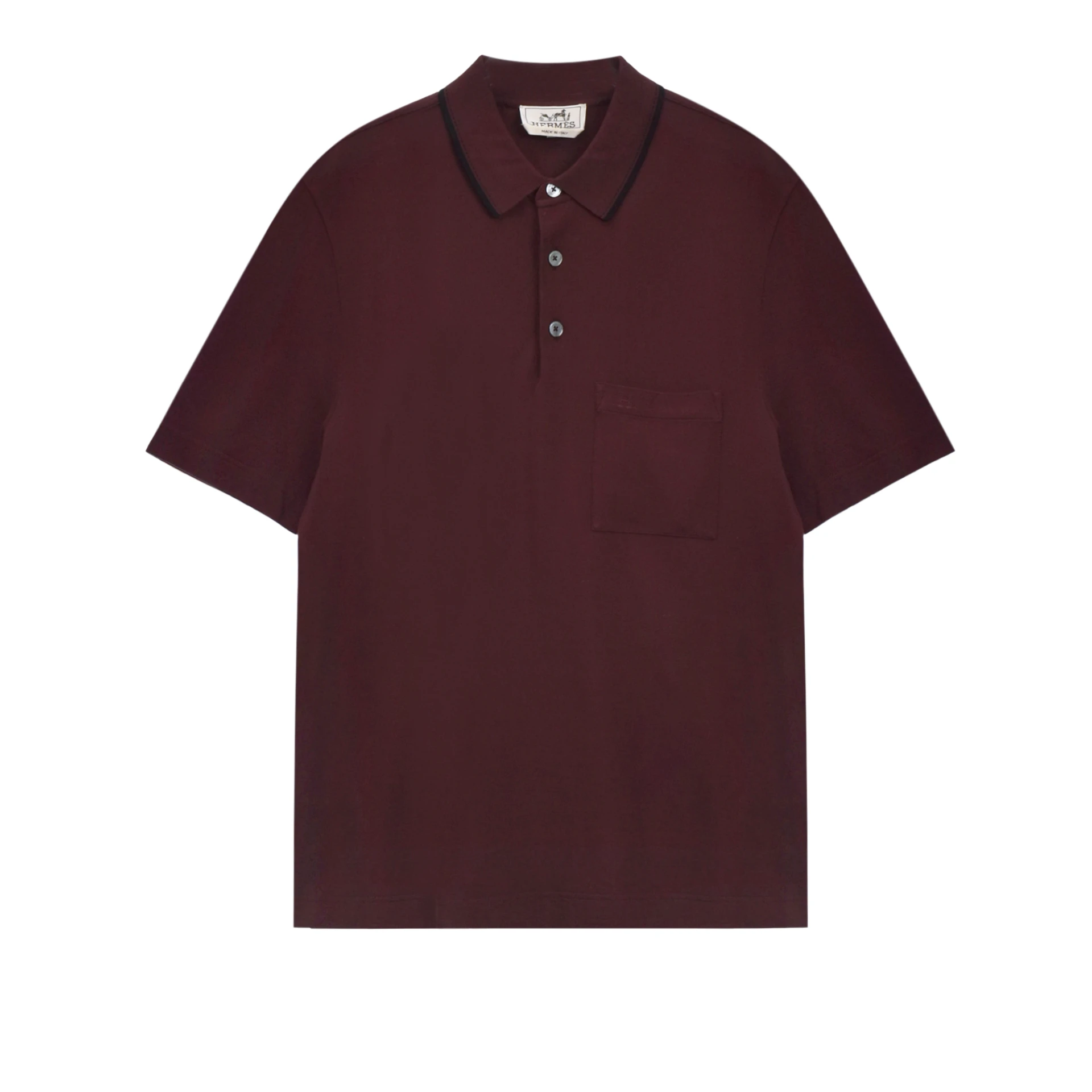 HERMES Piqures Sellier Polo Shirt