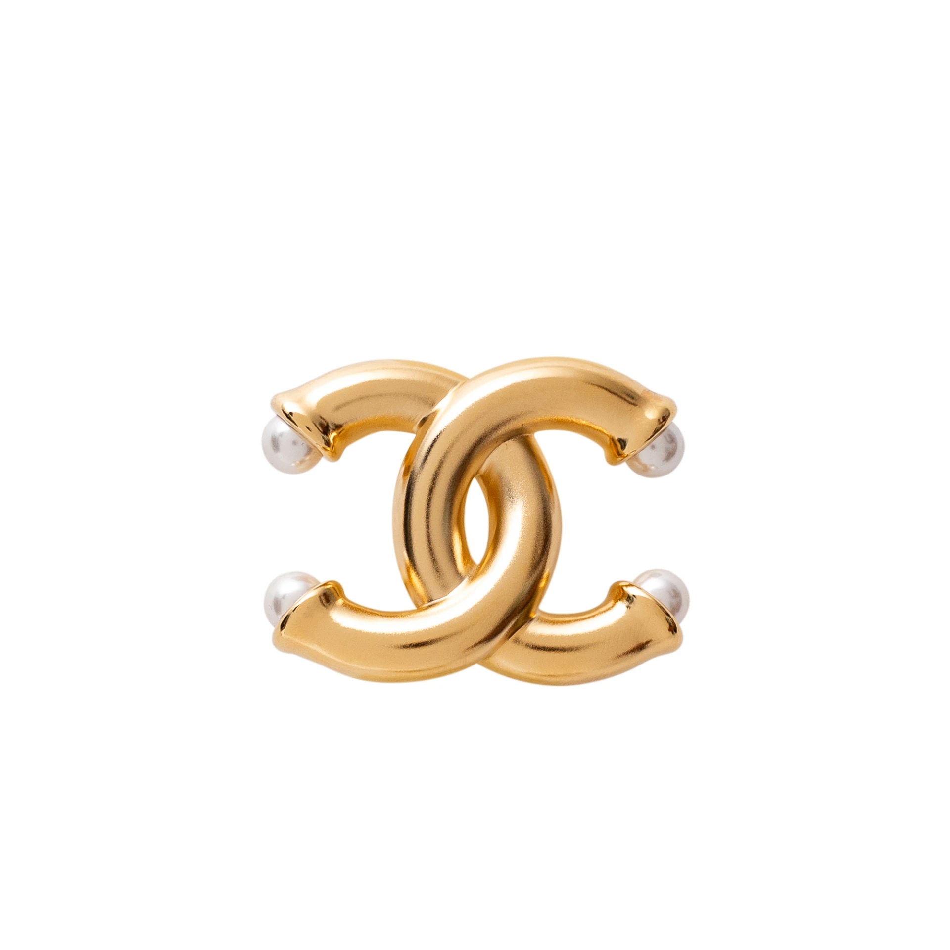 CHANEL CC Turnlock Brooch