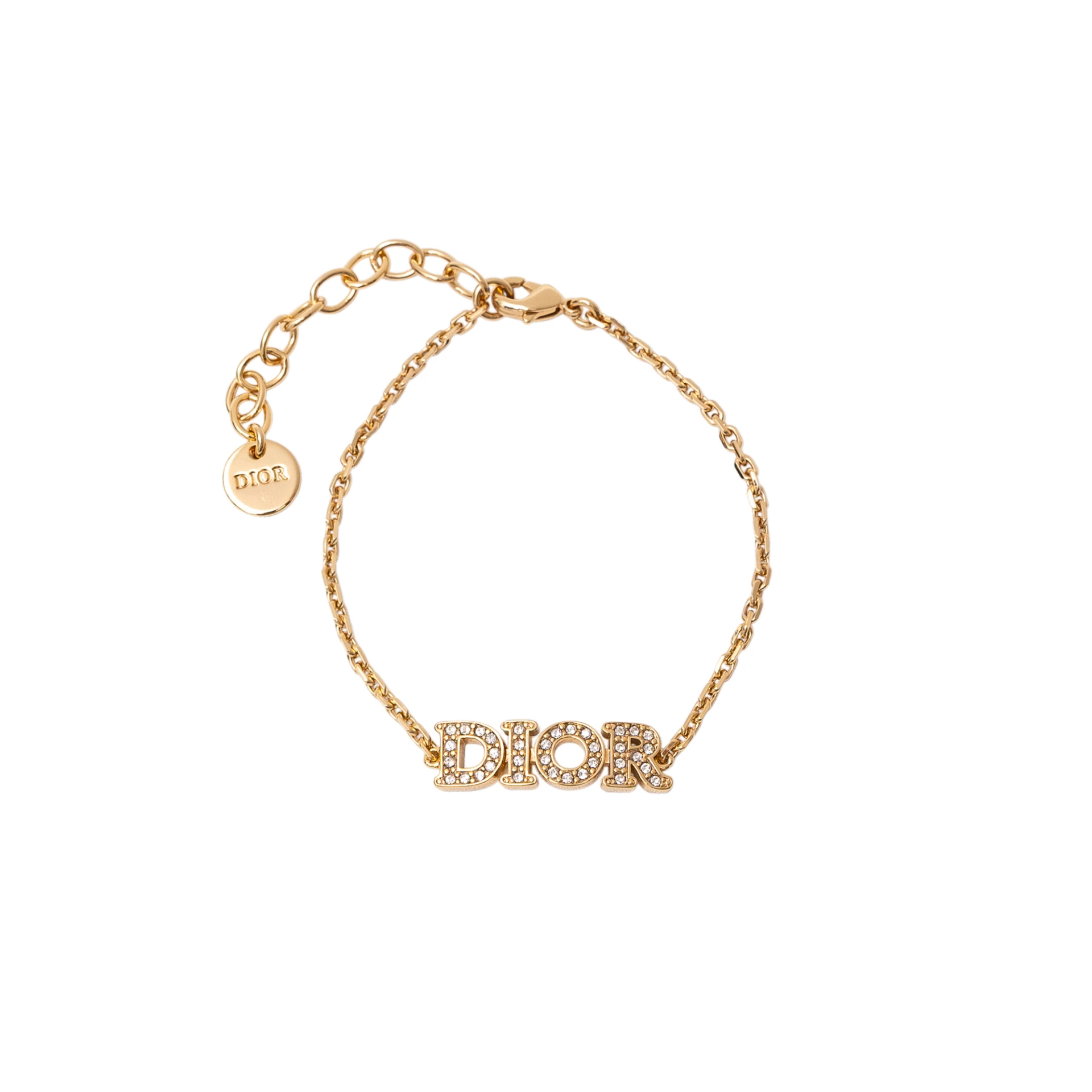 CHRISTIAN DIOR Dio(r)evolution Bracelet Silver Tone Crystals