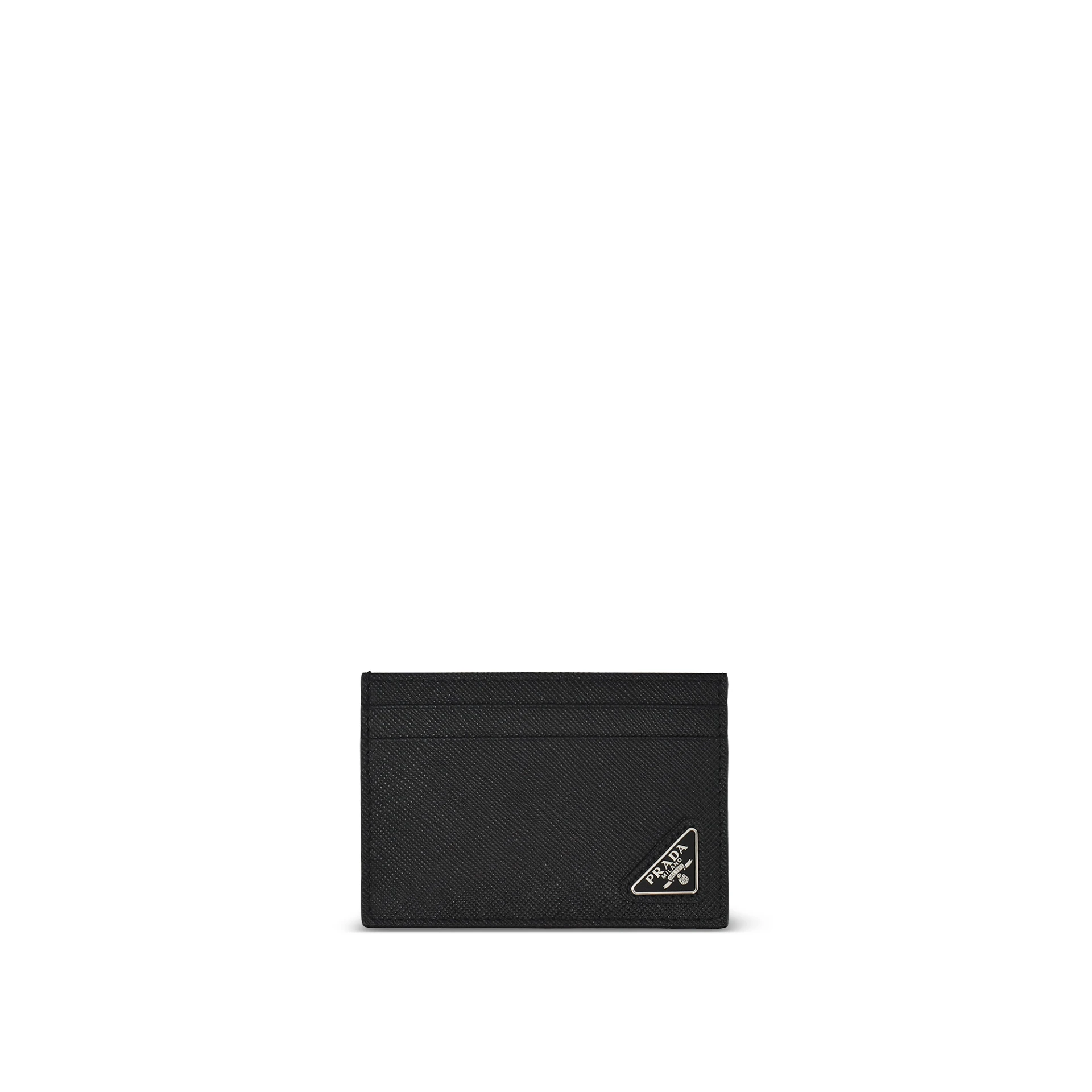 Bonsoir Indonesia | Triangle Logo Bifold Wallet Saffiano Leather