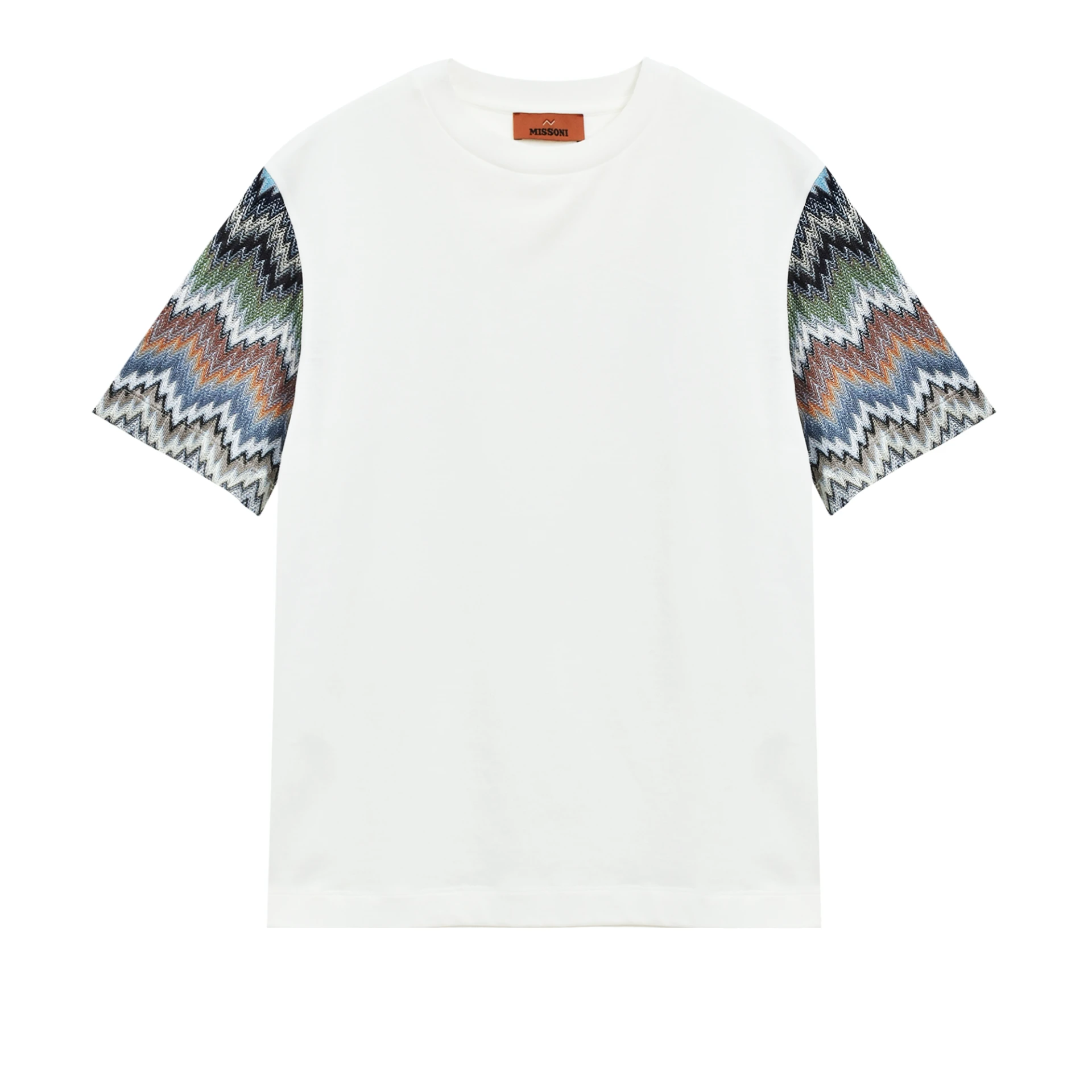 MISSONI Contrast Sleeves Tshirt Cotton