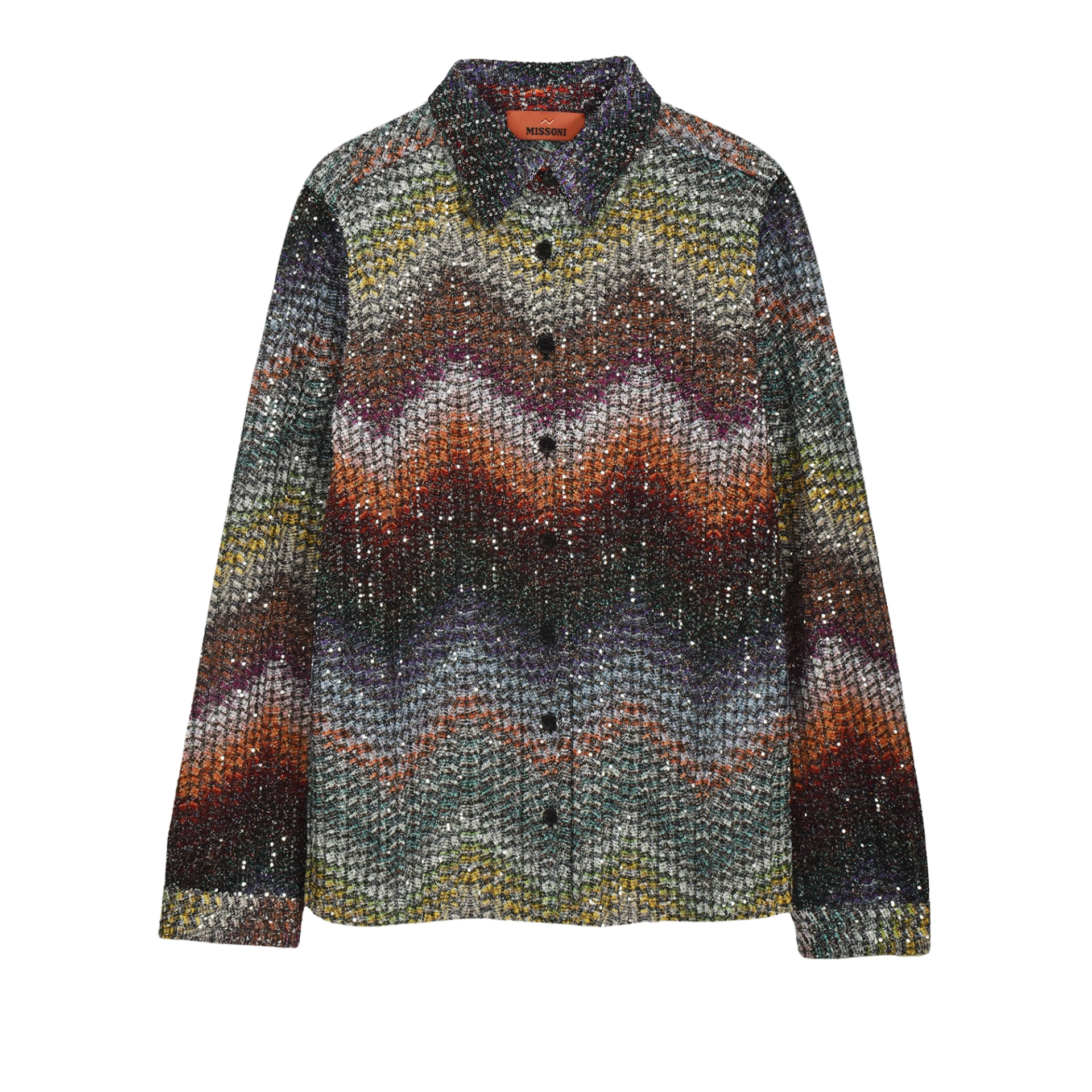 MISSONI Sequins Shirt Mixed Viscose Lame