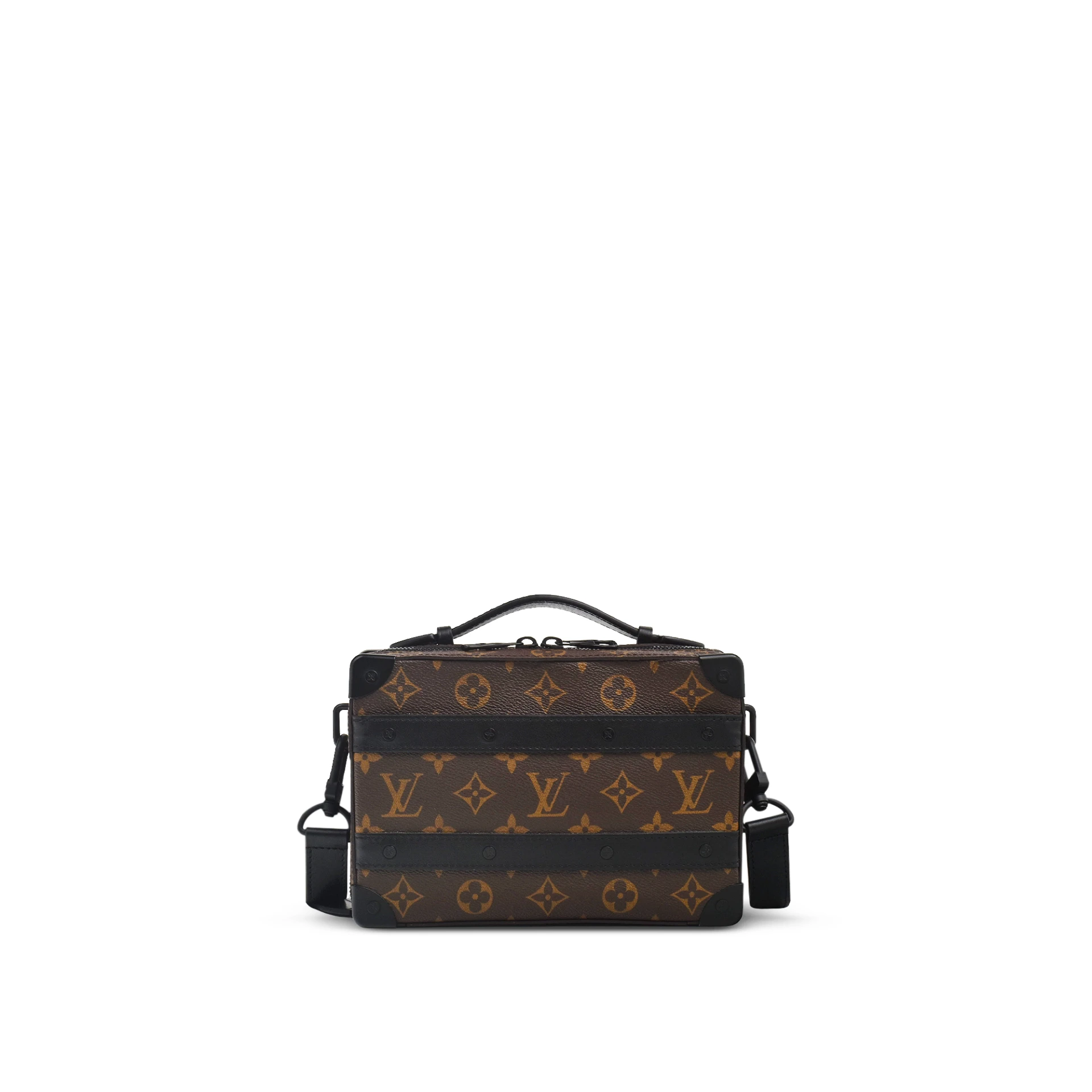 LOUIS VUITTON Handle Soft Trunk Monogram Macassar coated canvas