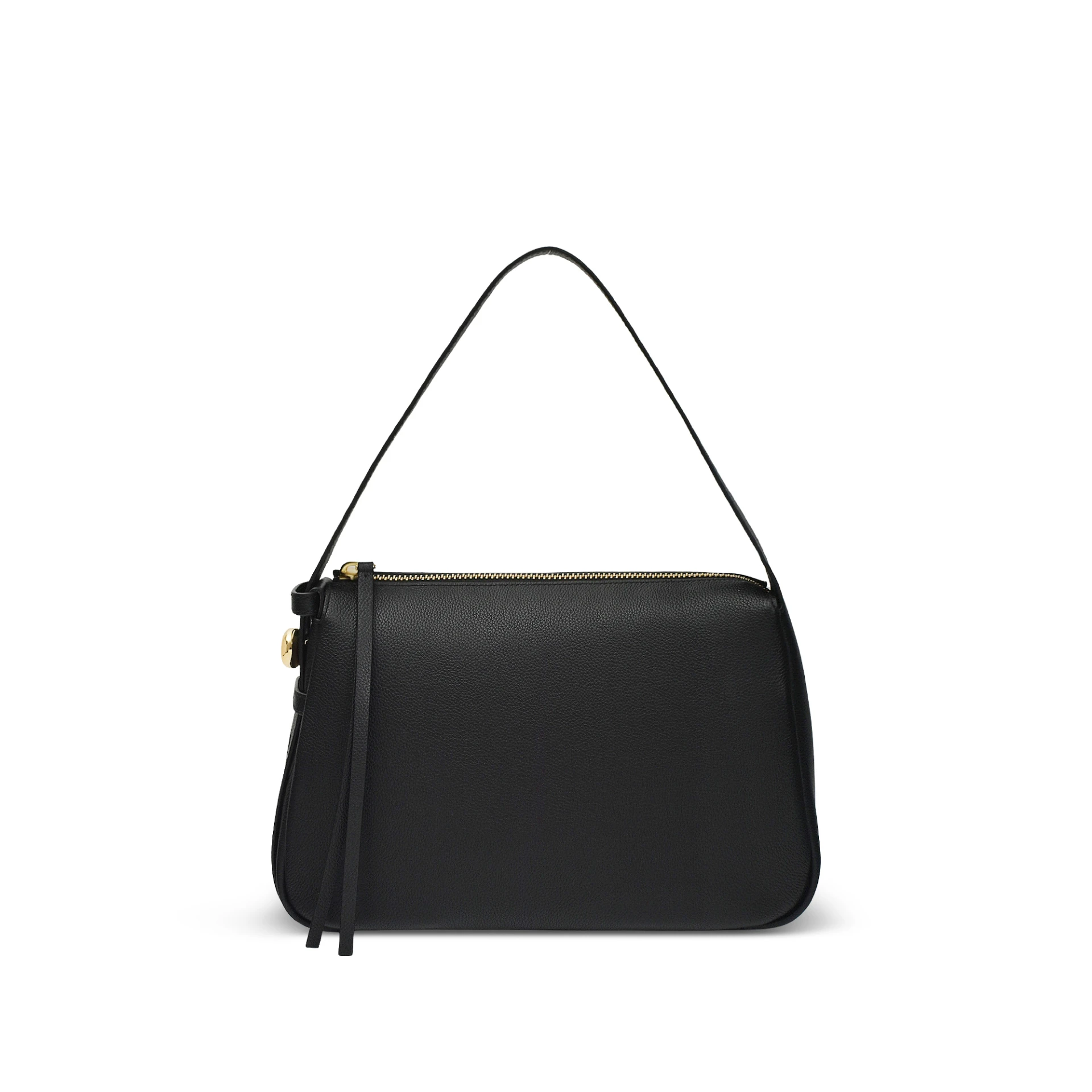 TORY BURCH Romy Shoulder Bag Pebbled Leather