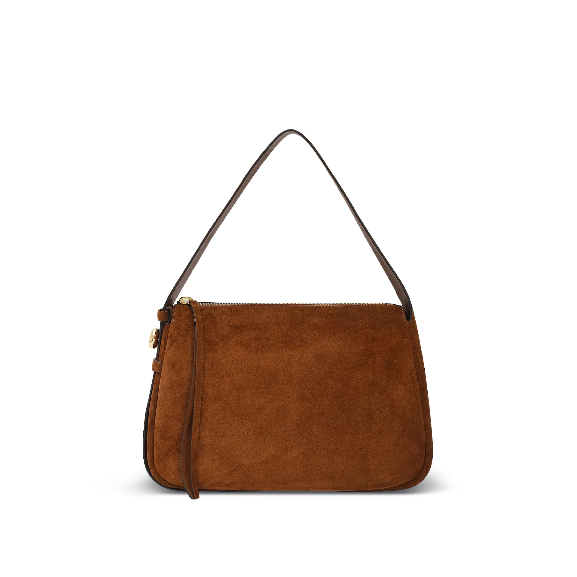 TORY BURCH Romy Shoulder Bag Suede Leather