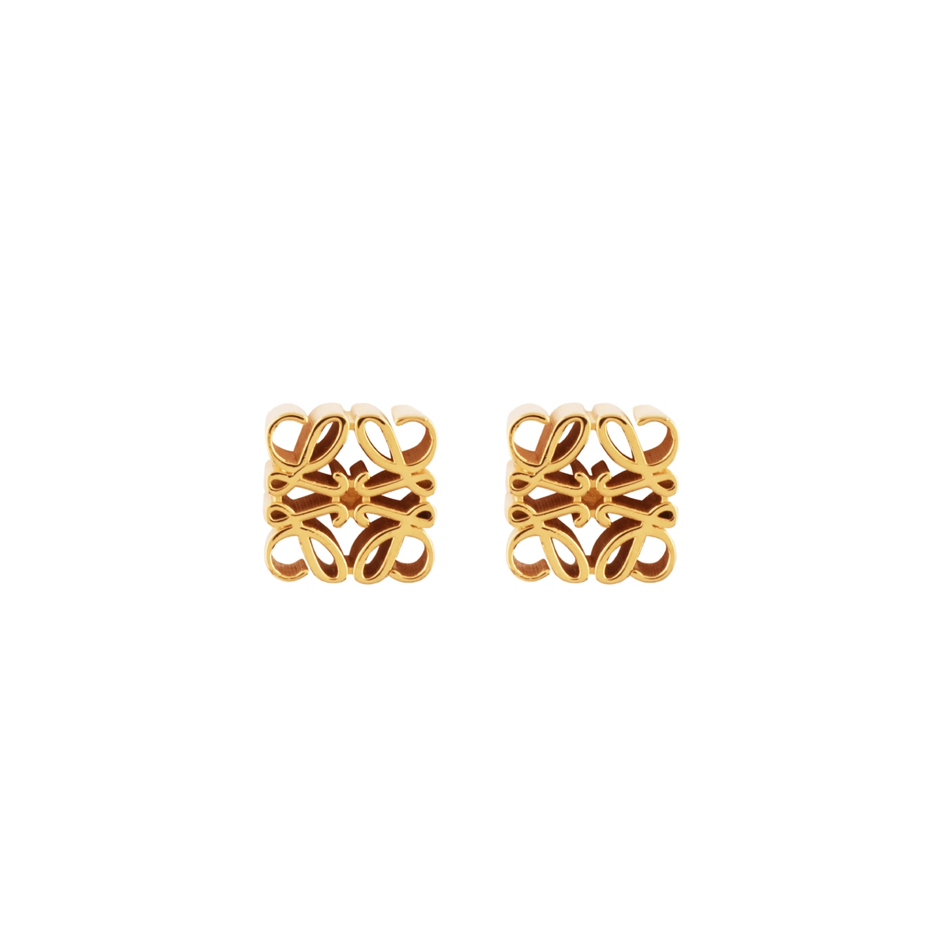 LOEWE Anagram Stud Earrings Sterling Silver