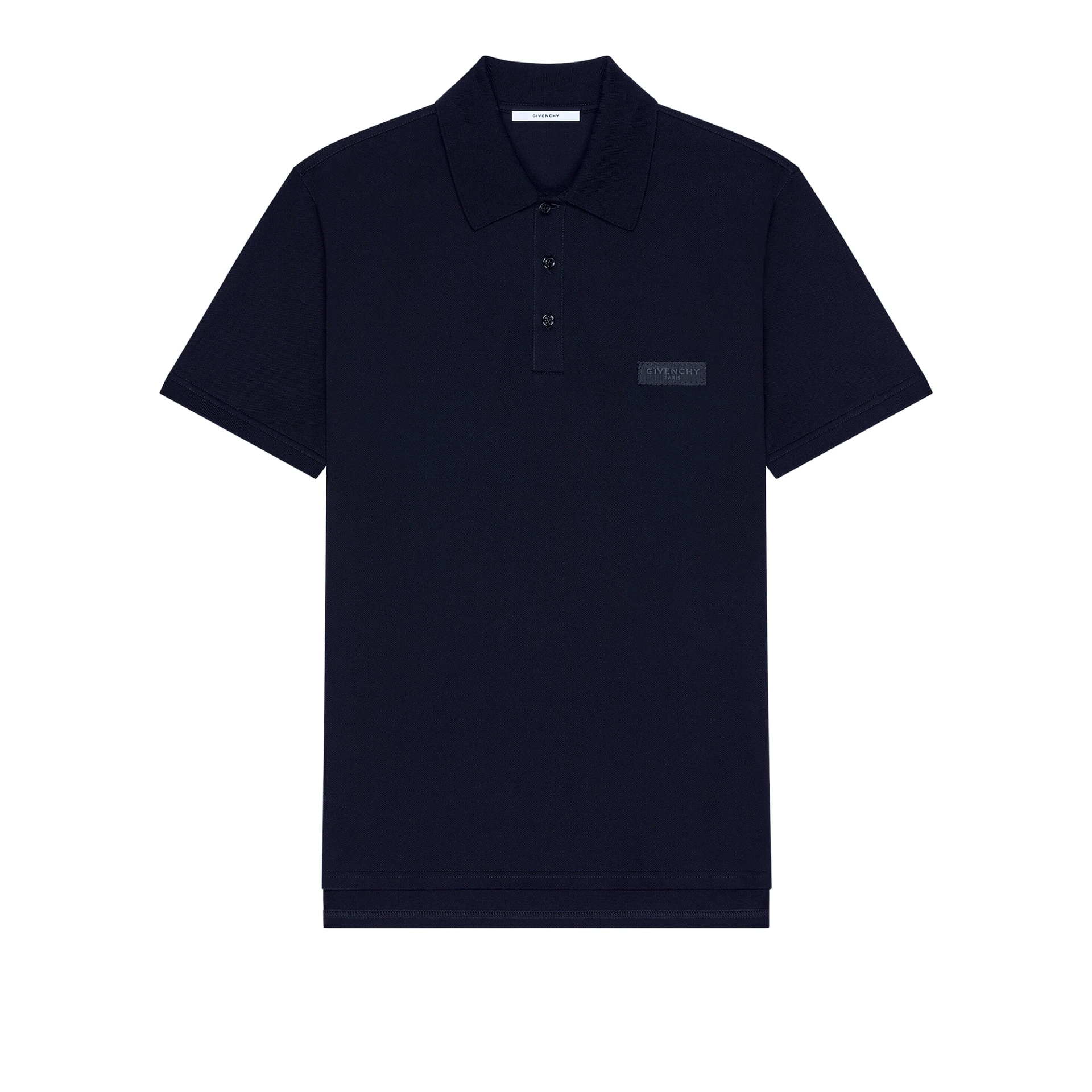 GIVENCHY Logo Paris Gros Grain Polo Shirt