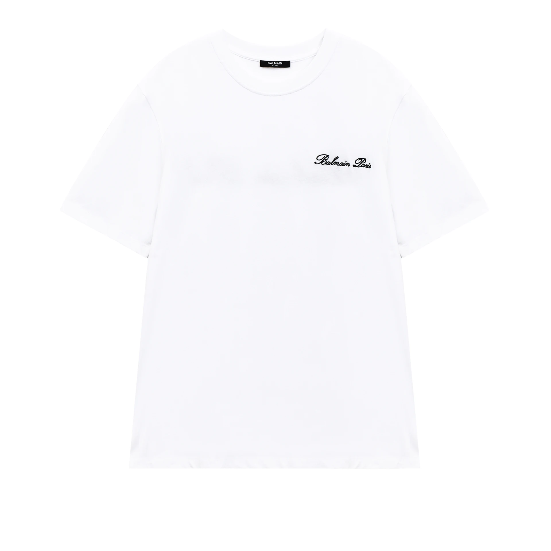 BALMAIN Embroidered Logo Signature Tshirt