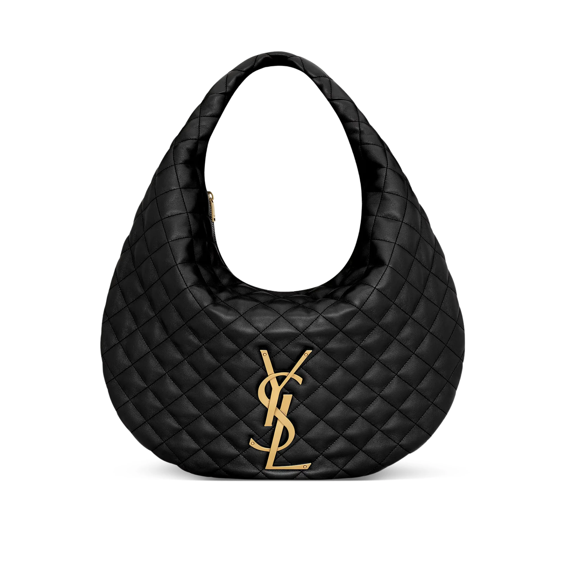 SAINT LAURENT Icare Hobo Quilted Nappa Leather Ghw
