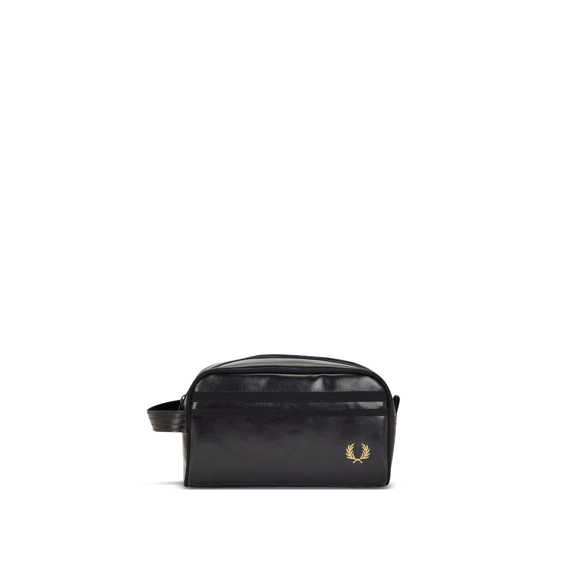 FRED PERRY Logo Print Coated Polyester Wash Bag