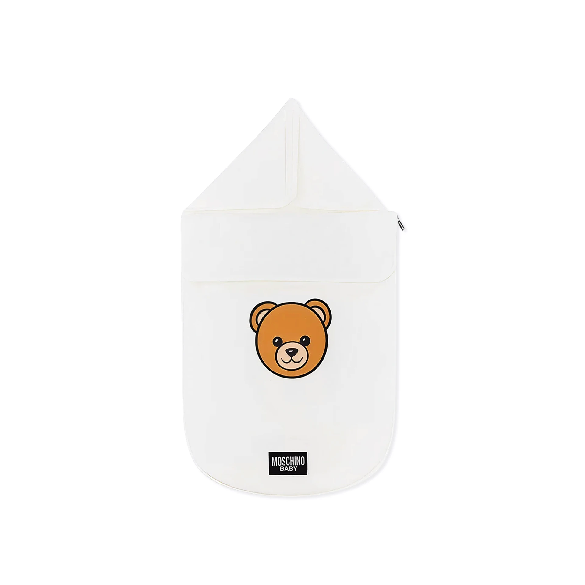 MOSCHINO Bear Logo Print Baby Nest