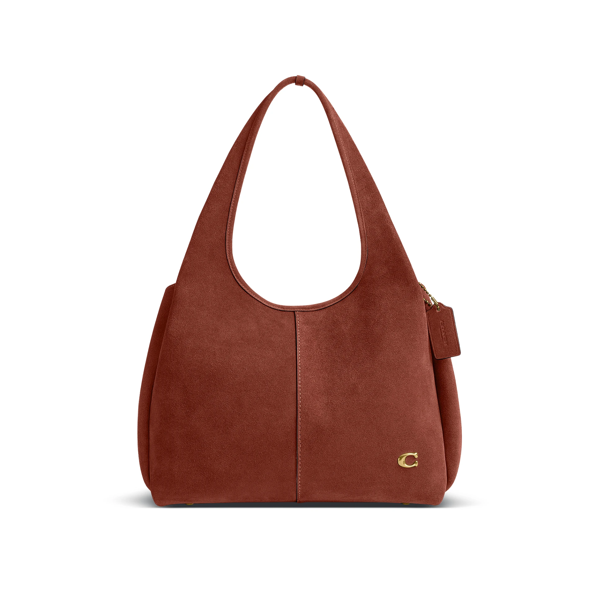 COACH Lana Shoulder Bag Suede Leather