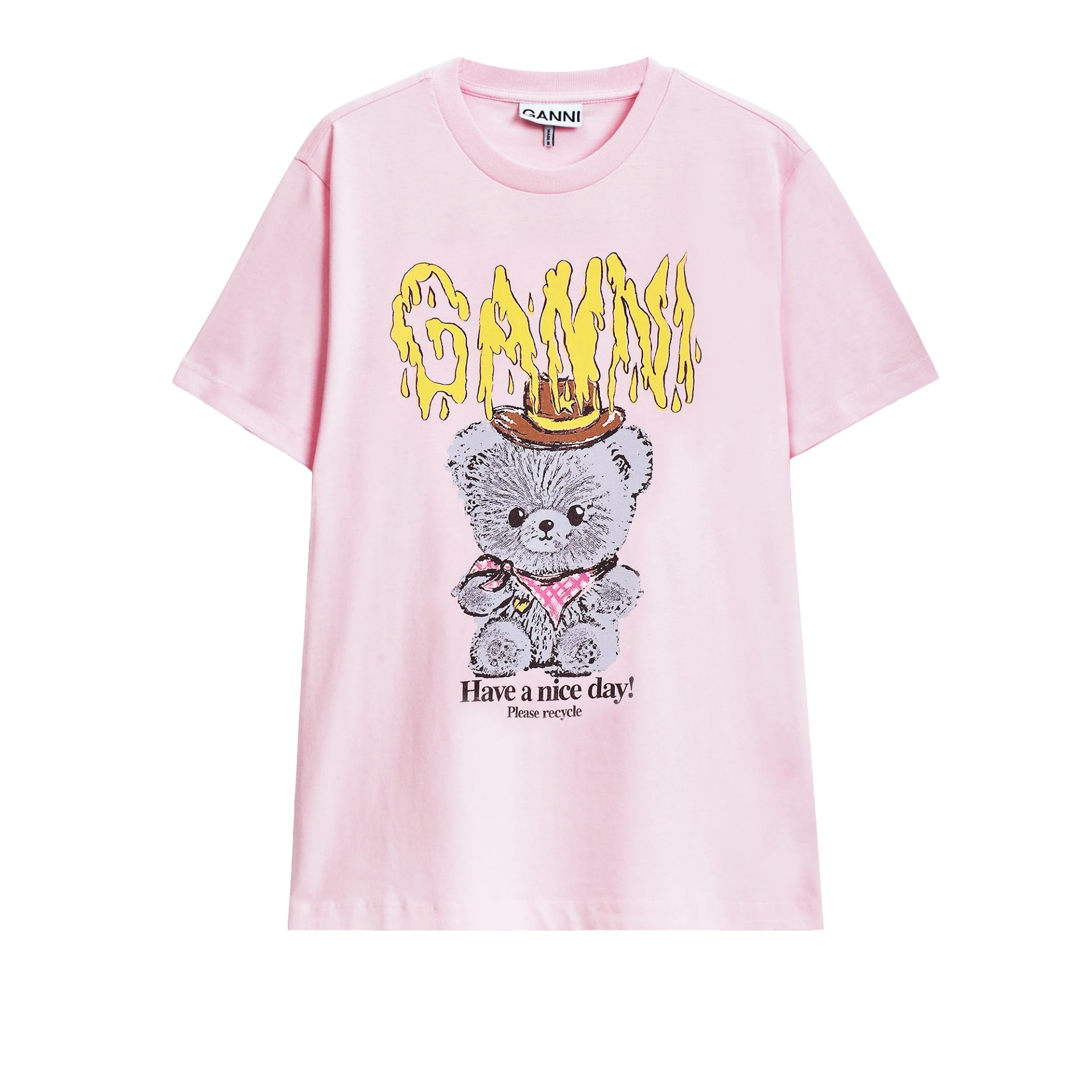 GANNI Cowboy Bear Tshirt
