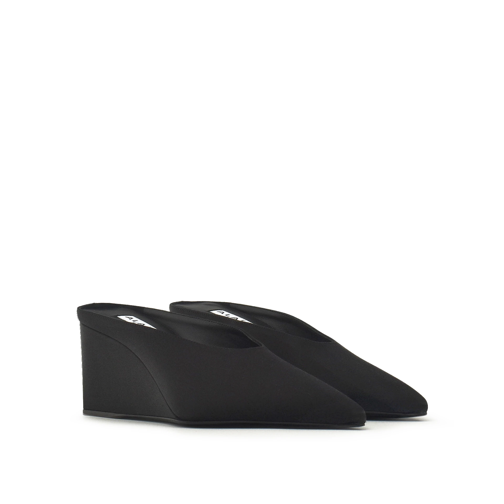 ALAIA Cube 75Mm Mules Satin