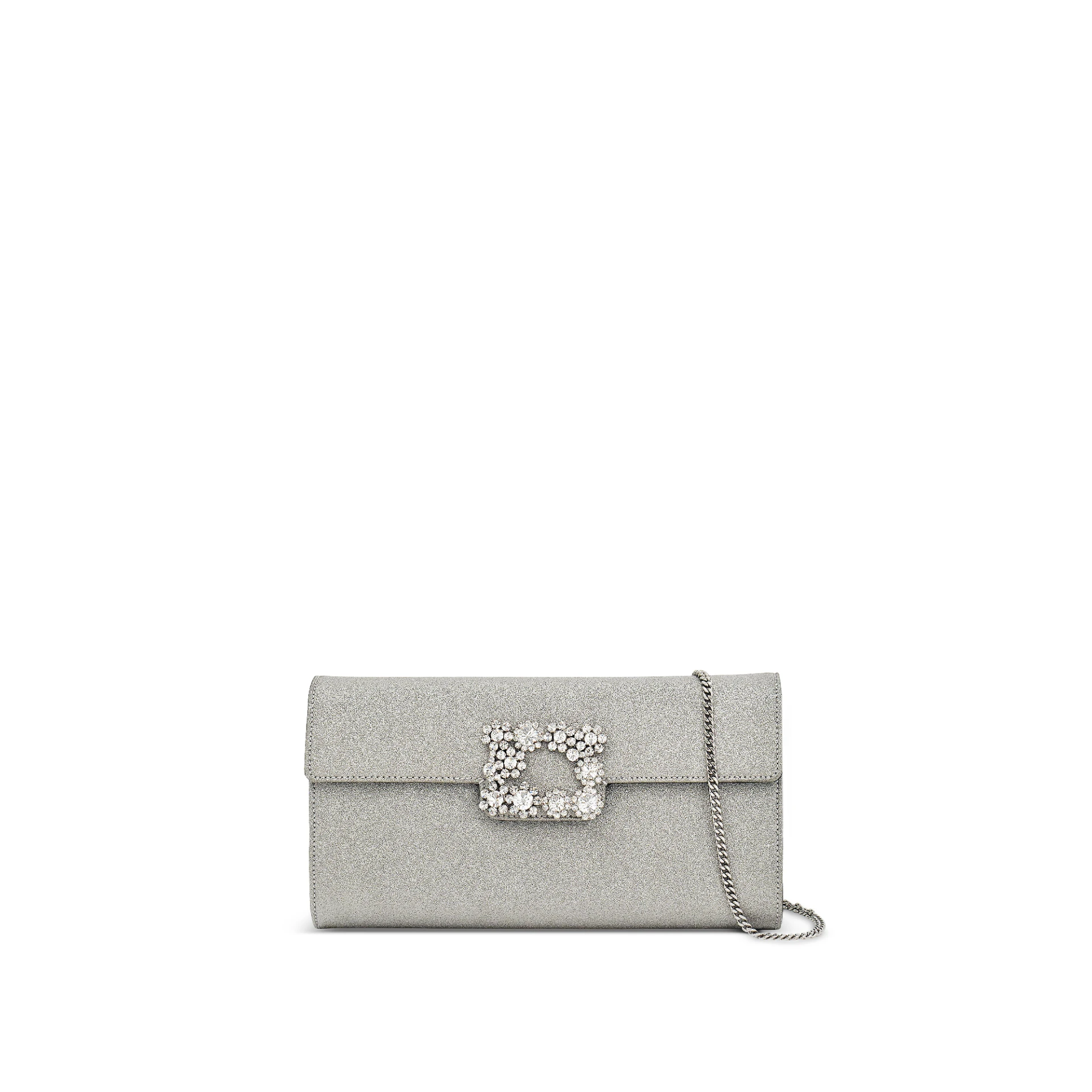 ROGER VIVIER Efflorescence Clutch In Glitter